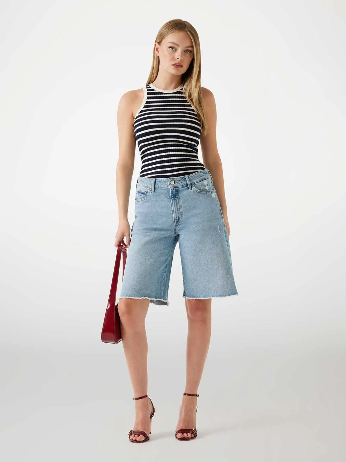 GUESS - CAMILLA STRIPED TANK TOP GUESS - CAMILLA STRIPED TANK TOP
