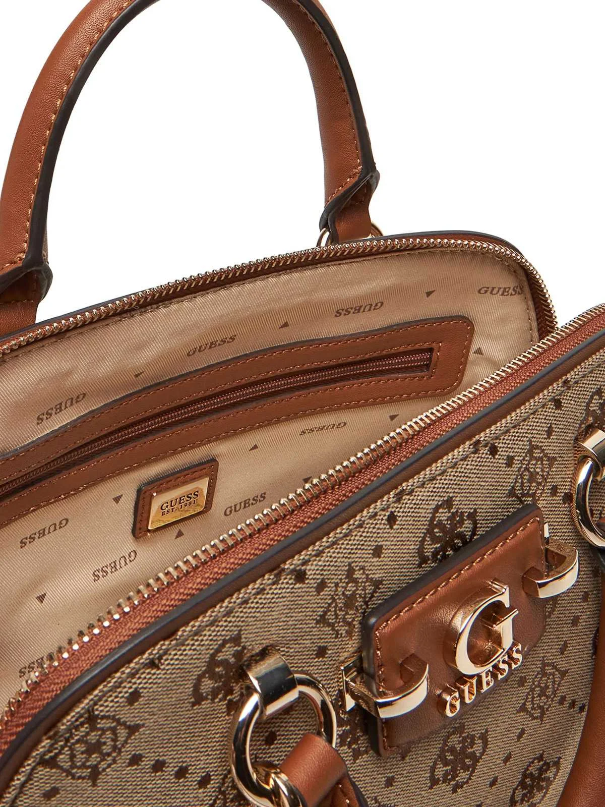 GUESS - NEDA DOME SATCHEL GUESS - NEDA DOME SATCHEL