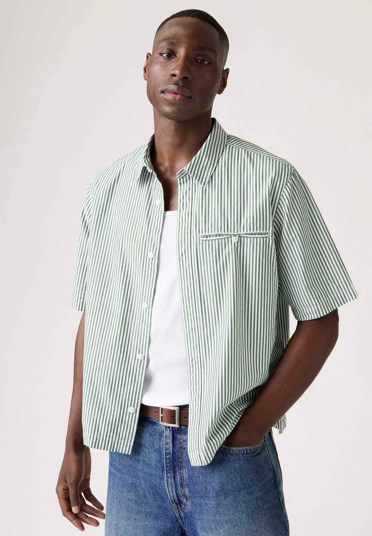 Levis® - Ss Zandt Cropped Shirt Levis® - Ss Zandt Cropped Shirt