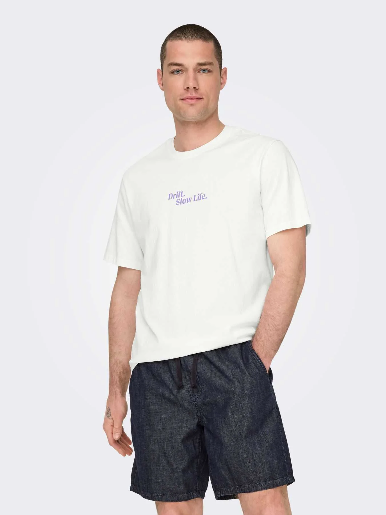 ONLY & SONS - ONSKYE REG PHOTO SS TEE ONLY & SONS - ONSKYE REG PHOTO SS TEE