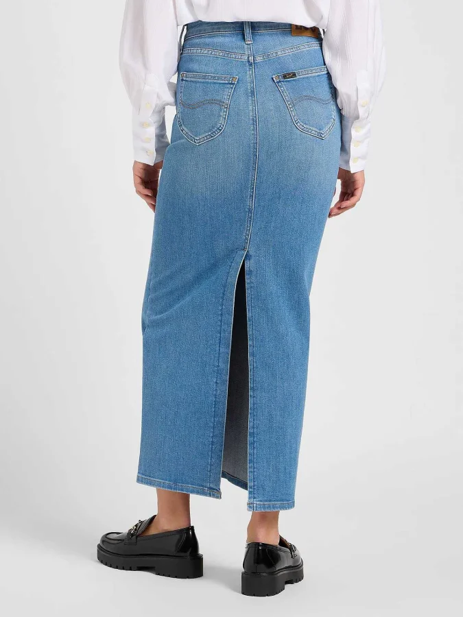 LEE - BACK SLIT MAXI SKIRT 2