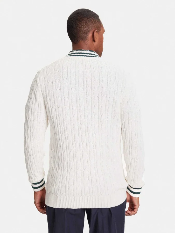 GUESS - HEWIE V NECK CABLE... 2