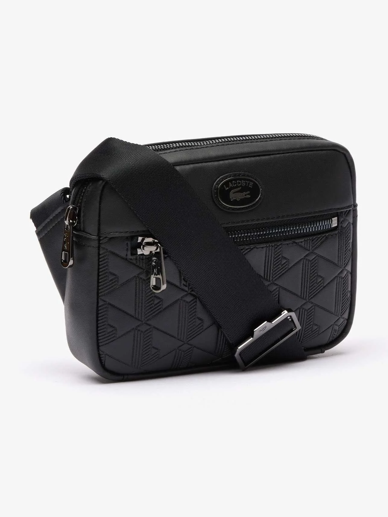Lacoste - Men's Monogram Reporter Bag Lacoste - Men's Monogram Reporter Bag