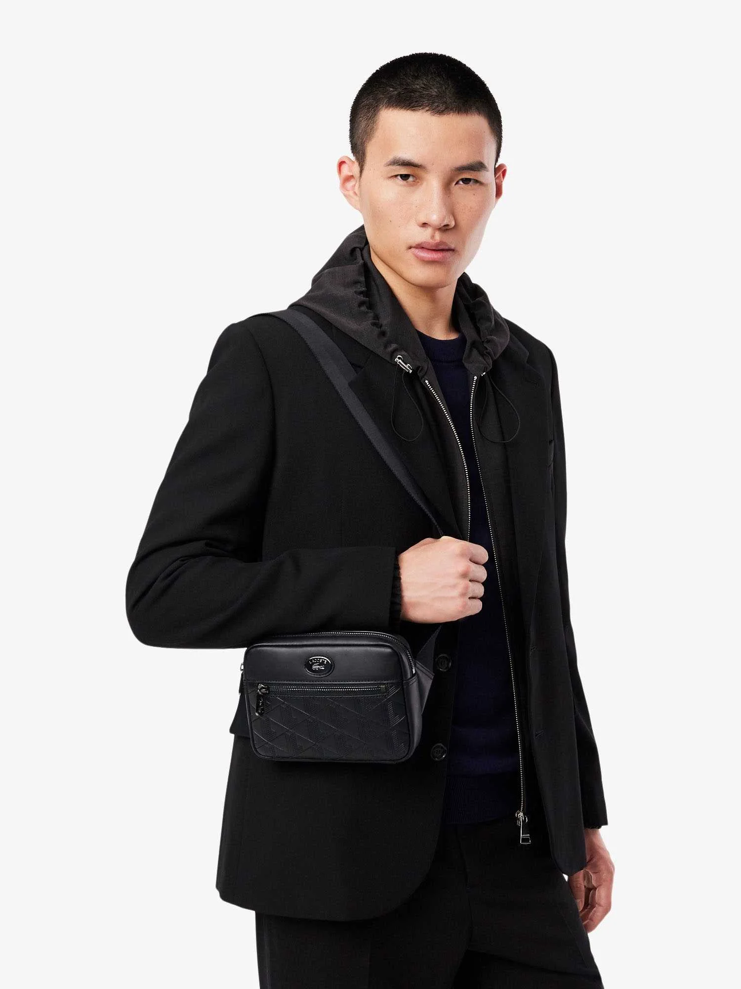 Lacoste - Men's Monogram Reporter Bag Lacoste - Men's Monogram Reporter Bag