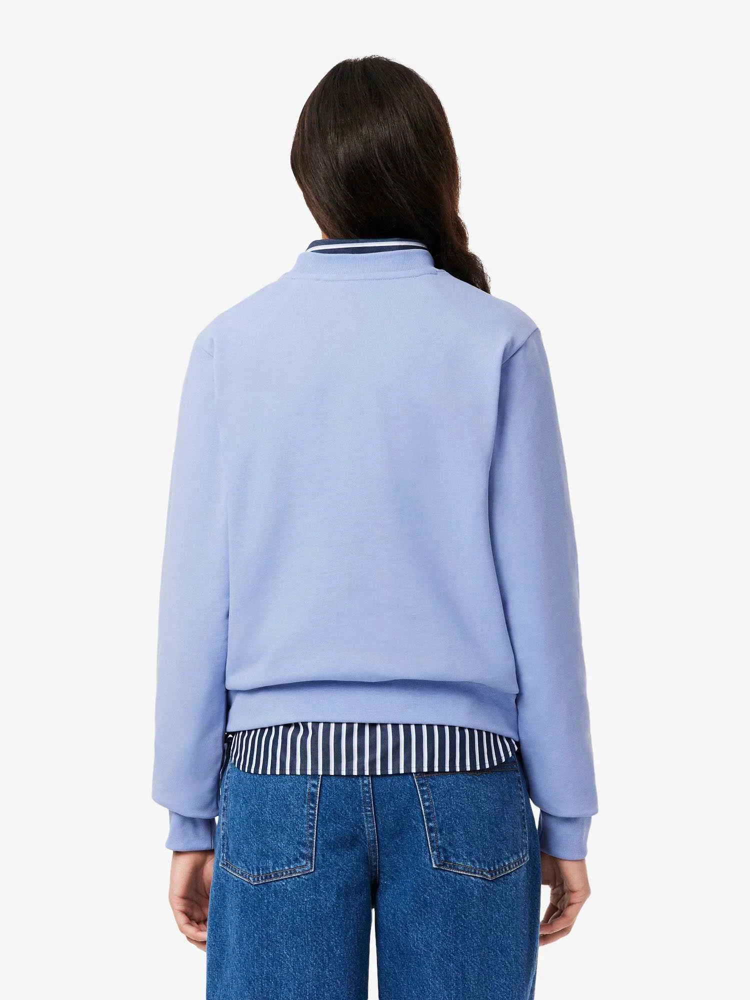 Lacoste - Relaxed Fit Fleece Crew... Lacoste - Relaxed Fit Fleece Crew...