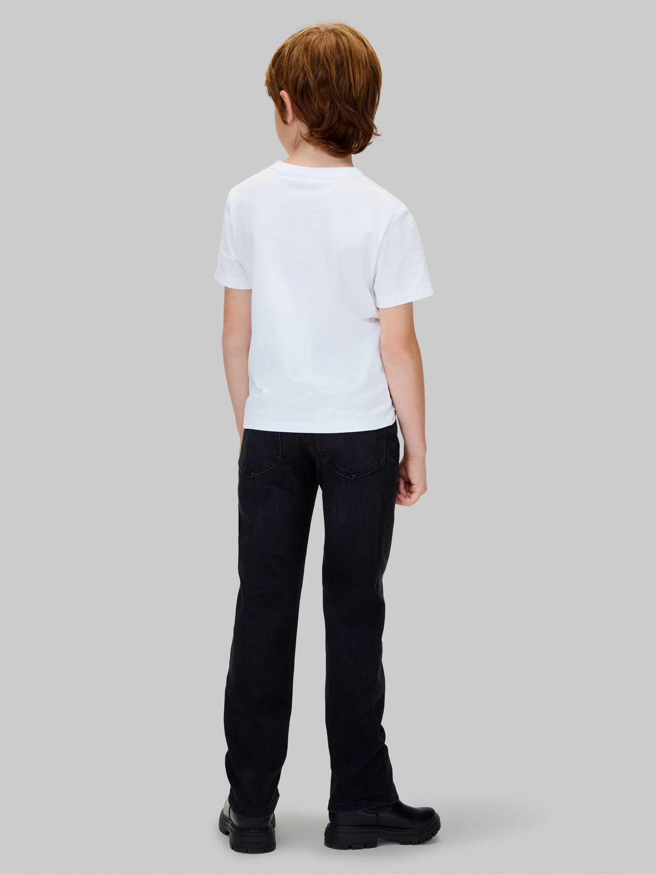 CALVIN KLEIN - REG STRAIGHT WASHED BLACK CALVIN KLEIN - REG STRAIGHT WASHED BLACK