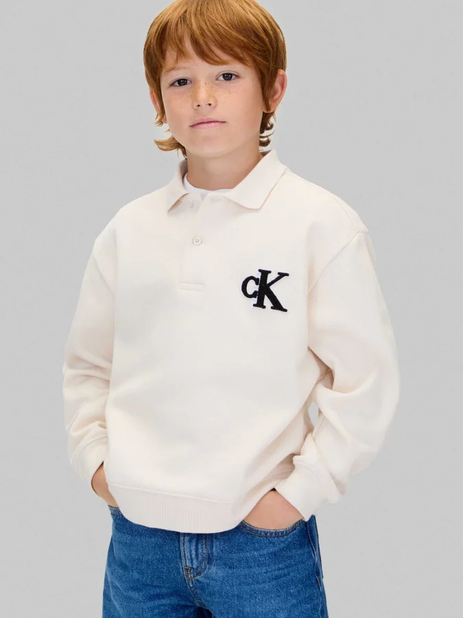 CALVIN KLEIN - BONDED PIQUE...