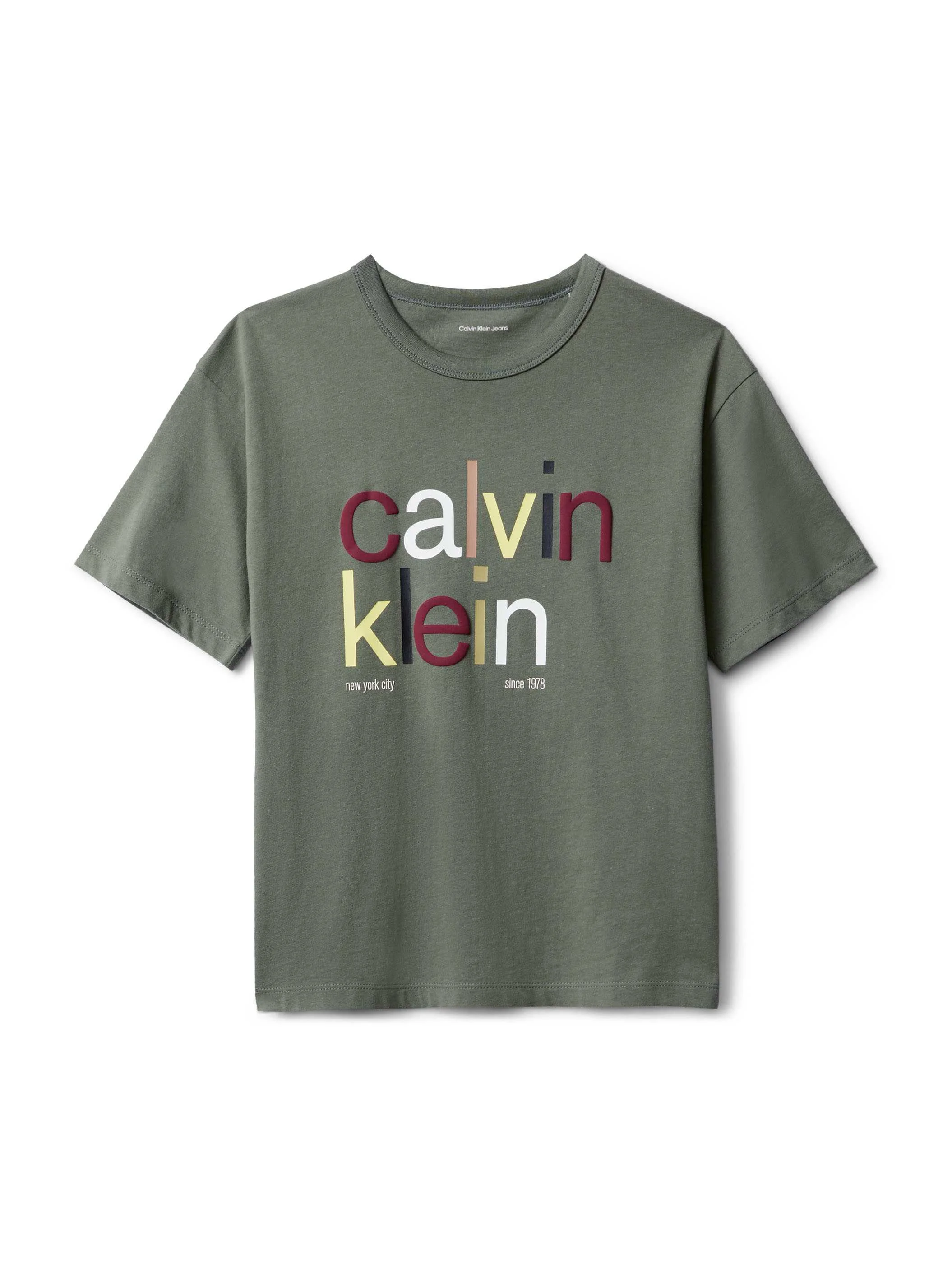 CALVIN KLEIN - COLOR LOGO GRAPHIC SS... CALVIN KLEIN - COLOR LOGO GRAPHIC SS...