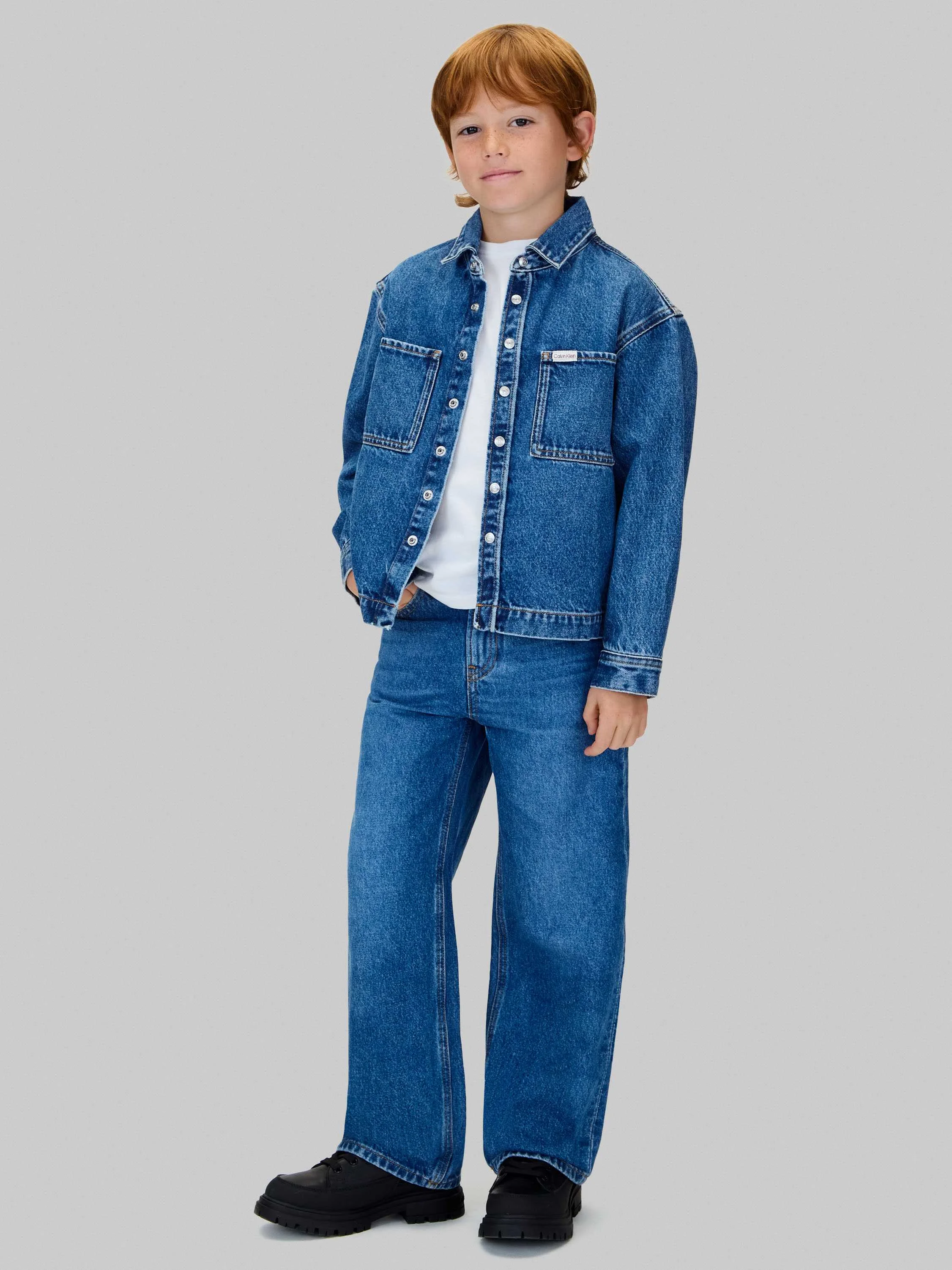 CALVIN KLEIN - DENIM OVERSHIRT CALVIN KLEIN - DENIM OVERSHIRT