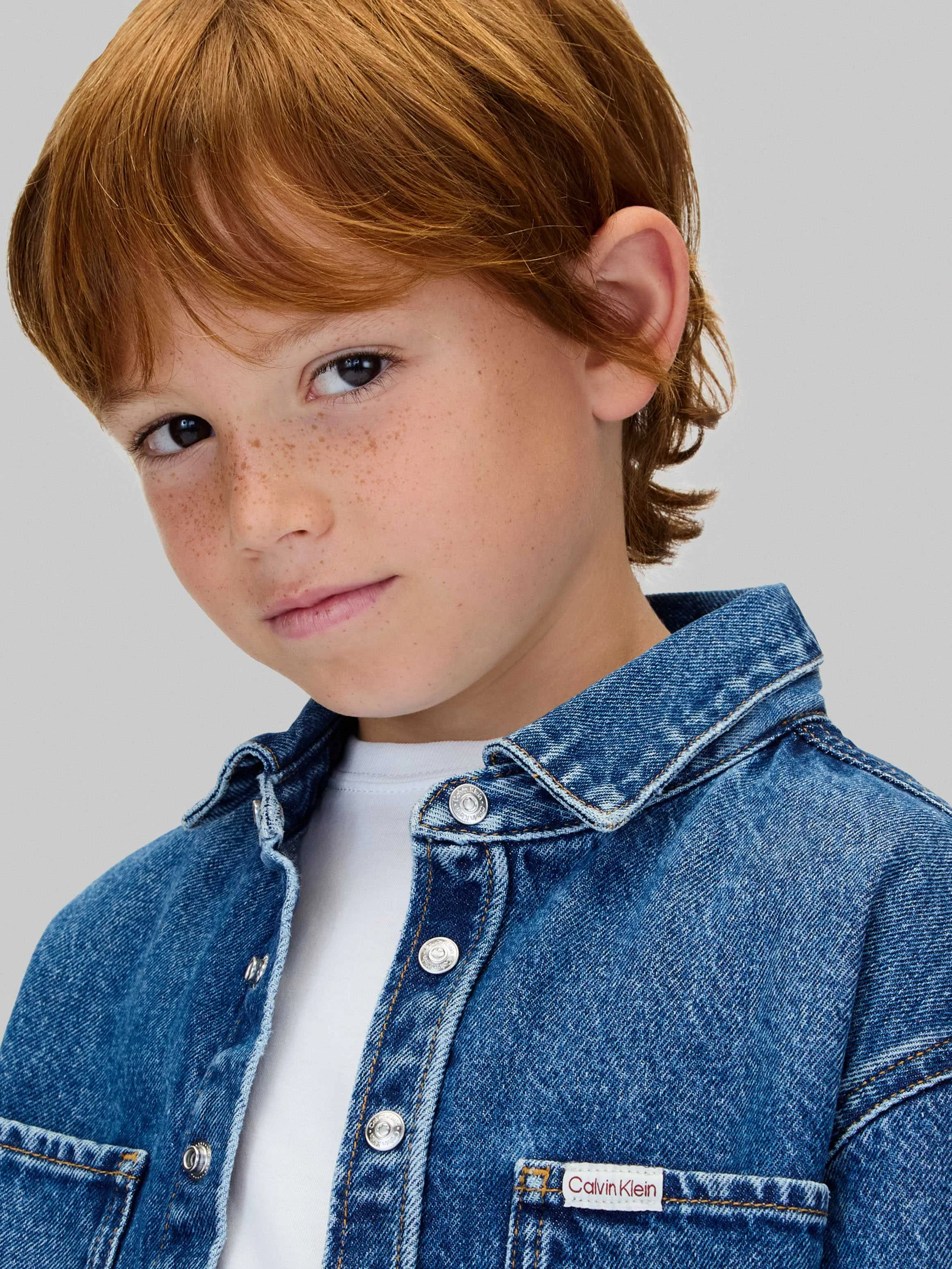 CALVIN KLEIN - DENIM OVERSHIRT CALVIN KLEIN - DENIM OVERSHIRT