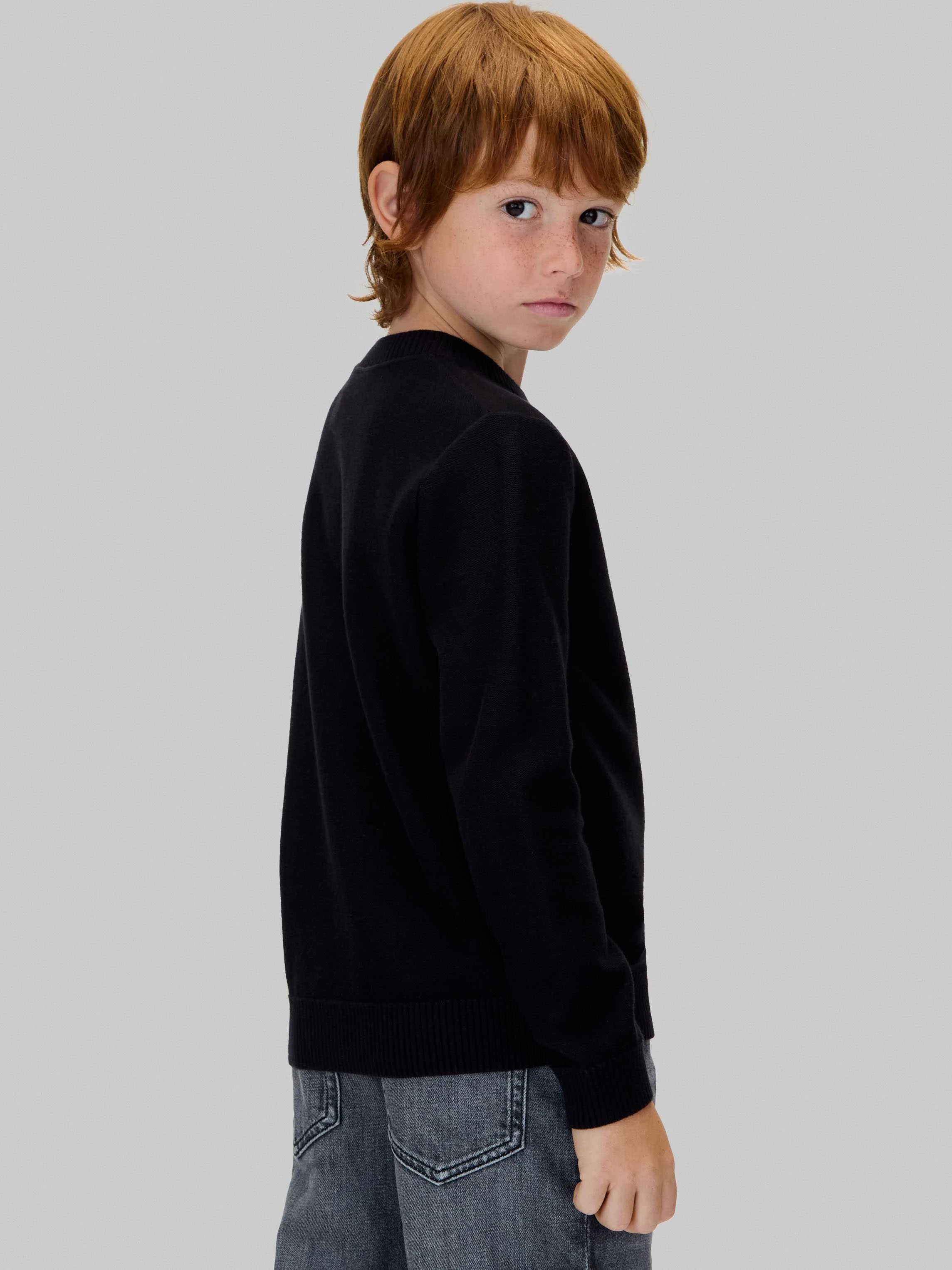 CALVIN KLEIN - LOGO LABEL SWEATER CALVIN KLEIN - LOGO LABEL SWEATER