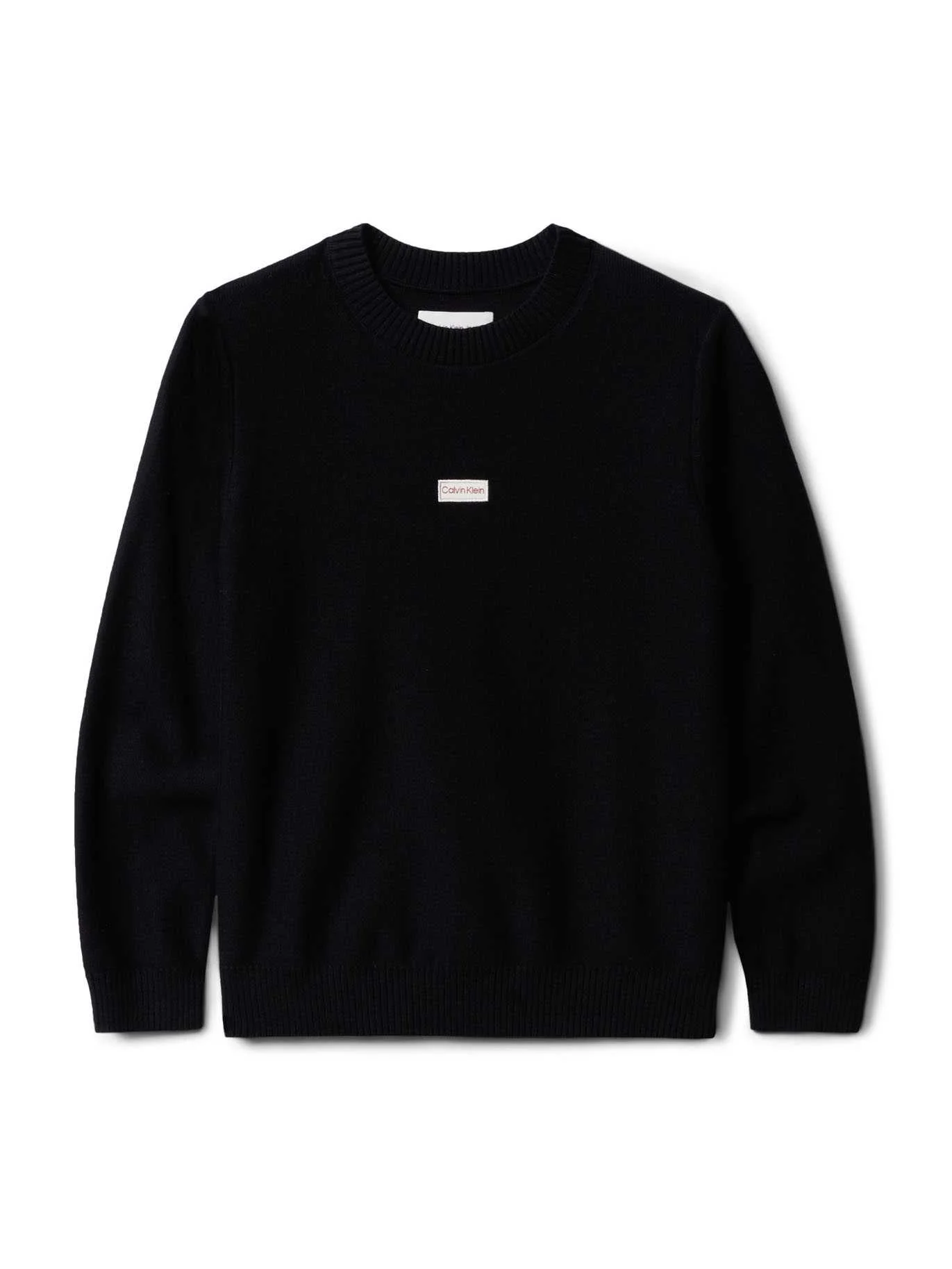 CALVIN KLEIN - LOGO LABEL SWEATER CALVIN KLEIN - LOGO LABEL SWEATER