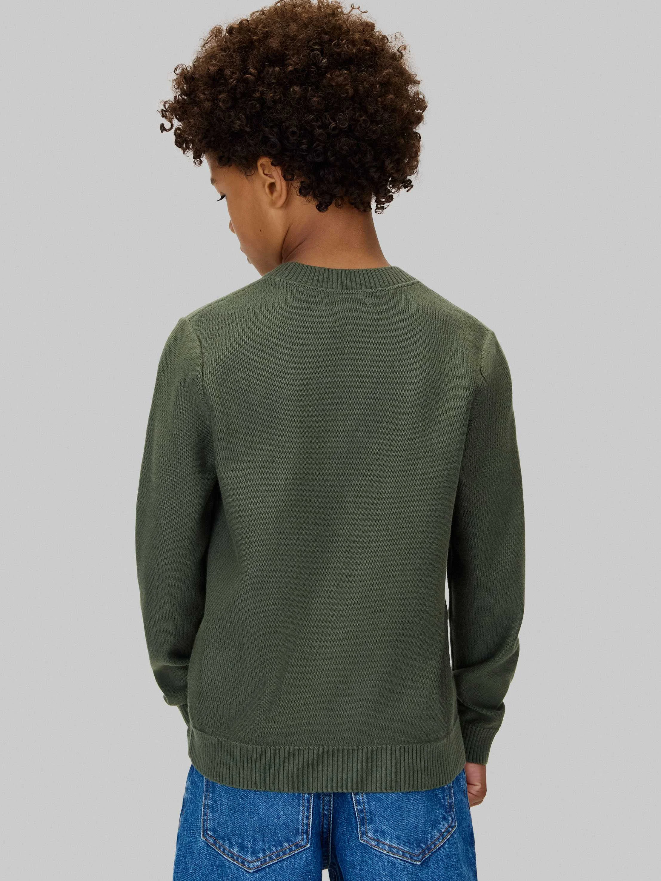 CALVIN KLEIN - LOGO LABEL SWEATER CALVIN KLEIN - LOGO LABEL SWEATER