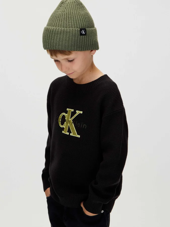 CALVIN KLEIN - MONOGRAM RIB...