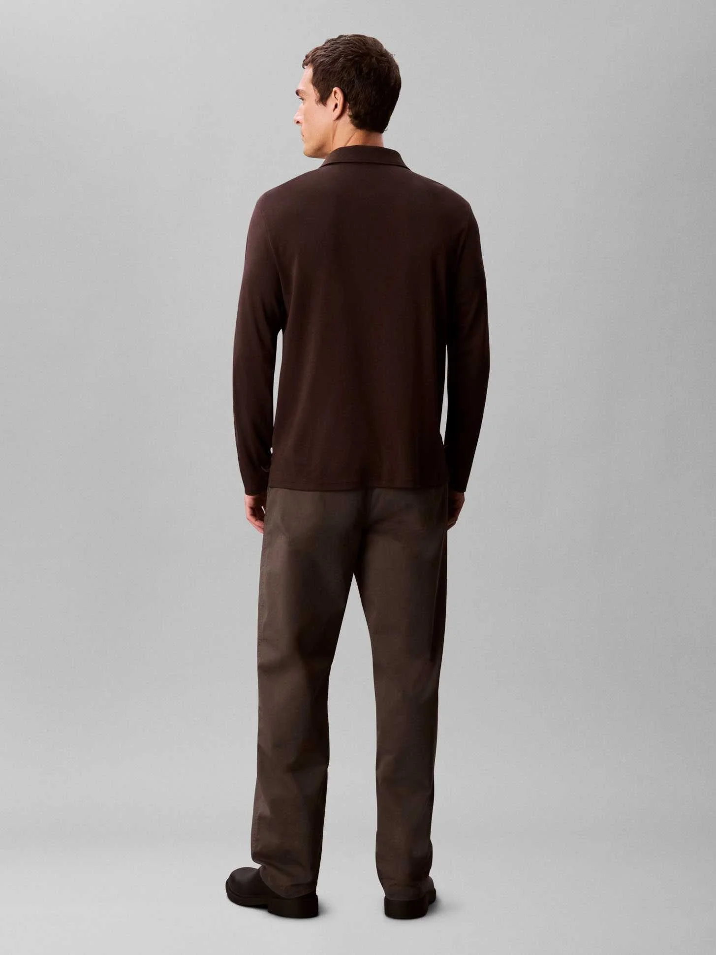 CALVIN KLEIN - LS SUPIMA COTTON SOLID... CALVIN KLEIN - LS SUPIMA COTTON SOLID...