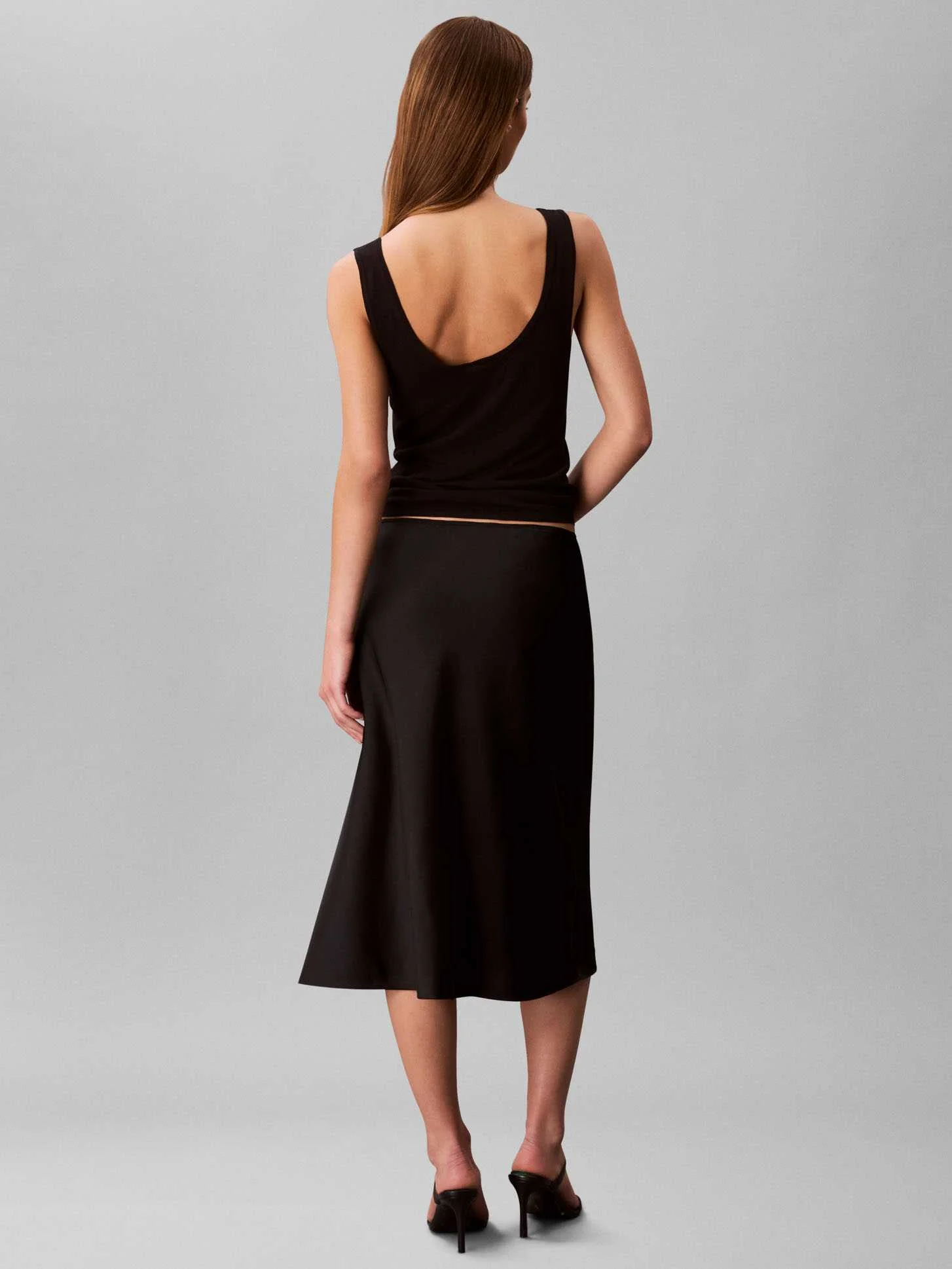 CALVIN KLEIN - Fine Gauge Viscose Tank CALVIN KLEIN - Fine Gauge Viscose Tank