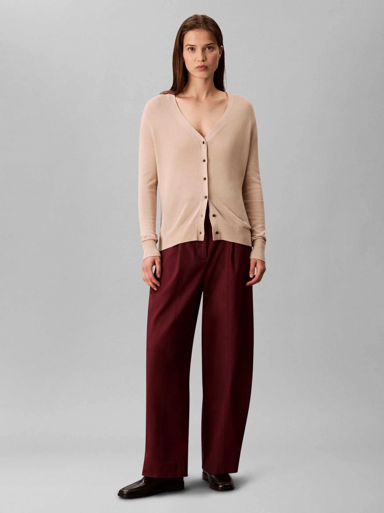 CALVIN KLEIN - Fine Gauge Viscose... CALVIN KLEIN - Fine Gauge Viscose...