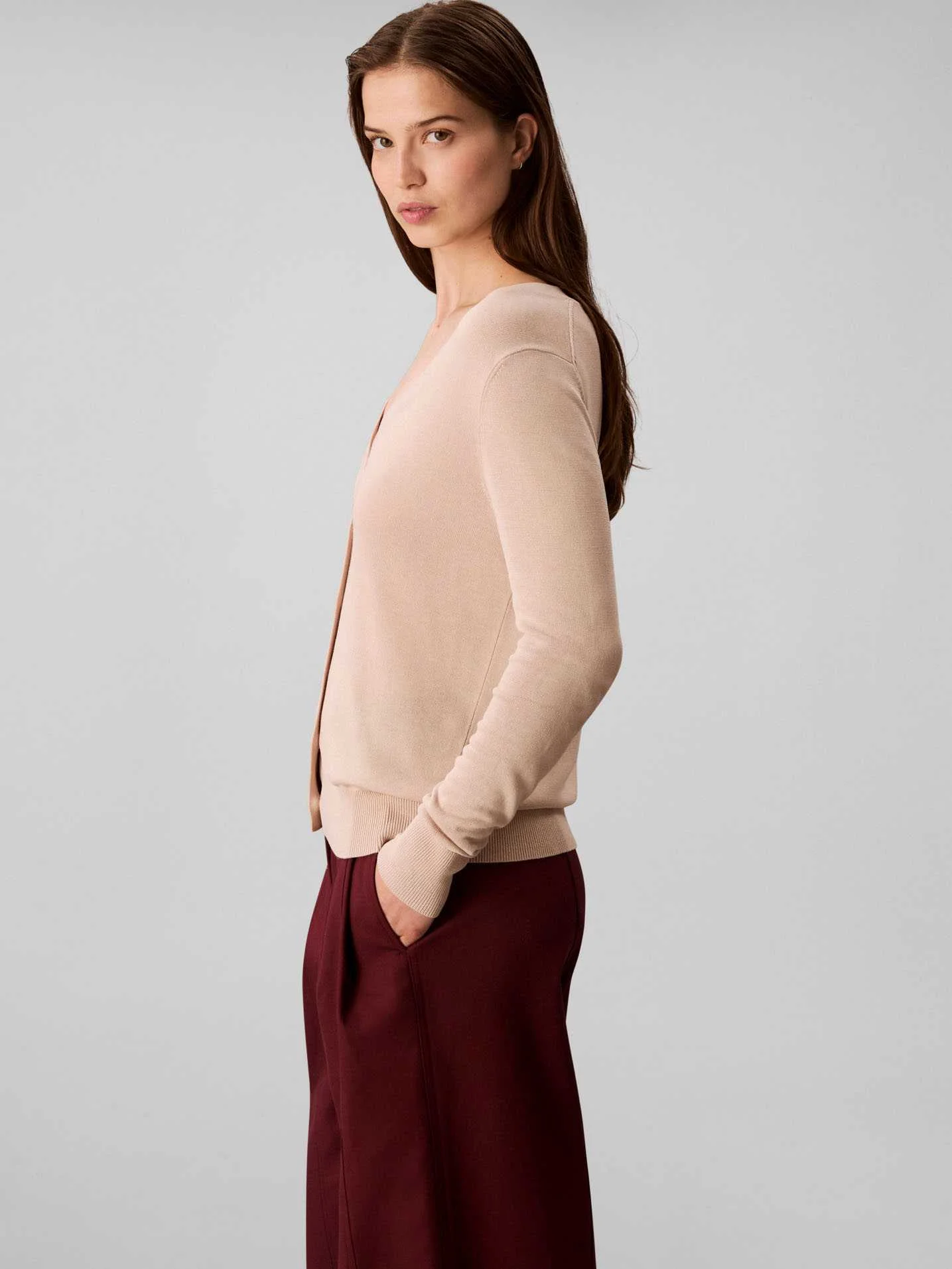 CALVIN KLEIN - Fine Gauge Viscose... CALVIN KLEIN - Fine Gauge Viscose...