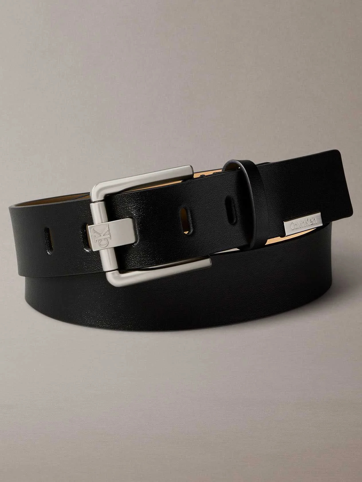 CALVIN KLEIN - CK PRONG BUCKLE 35MM ADJ CALVIN KLEIN - CK PRONG BUCKLE 35MM ADJ