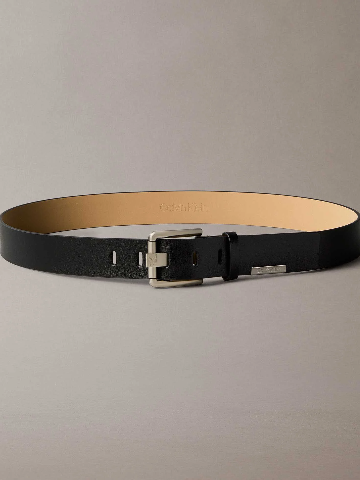 CALVIN KLEIN - CK PRONG BUCKLE 35MM ADJ CALVIN KLEIN - CK PRONG BUCKLE 35MM ADJ