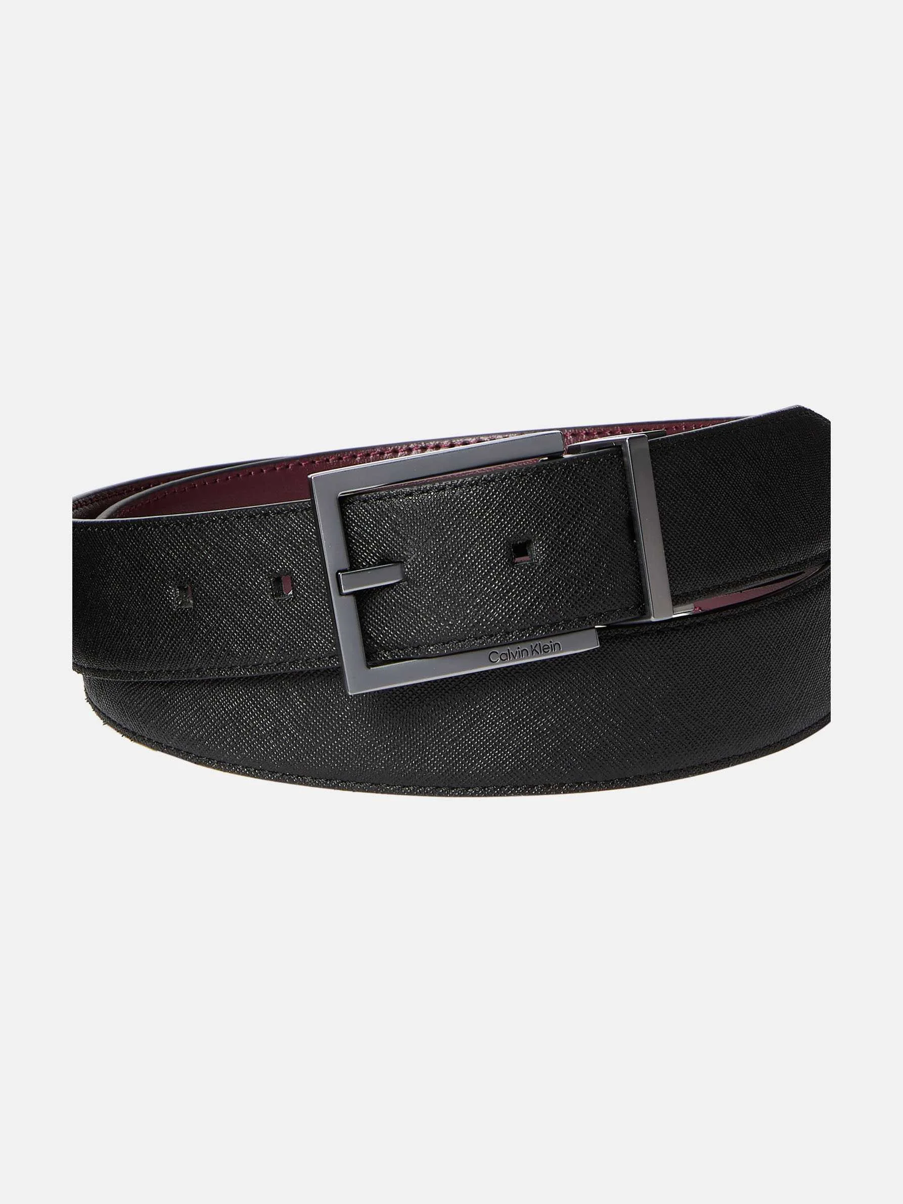 CALVIN KLEIN - SQUARE BUCKLE 32MM REV CALVIN KLEIN - SQUARE BUCKLE 32MM REV