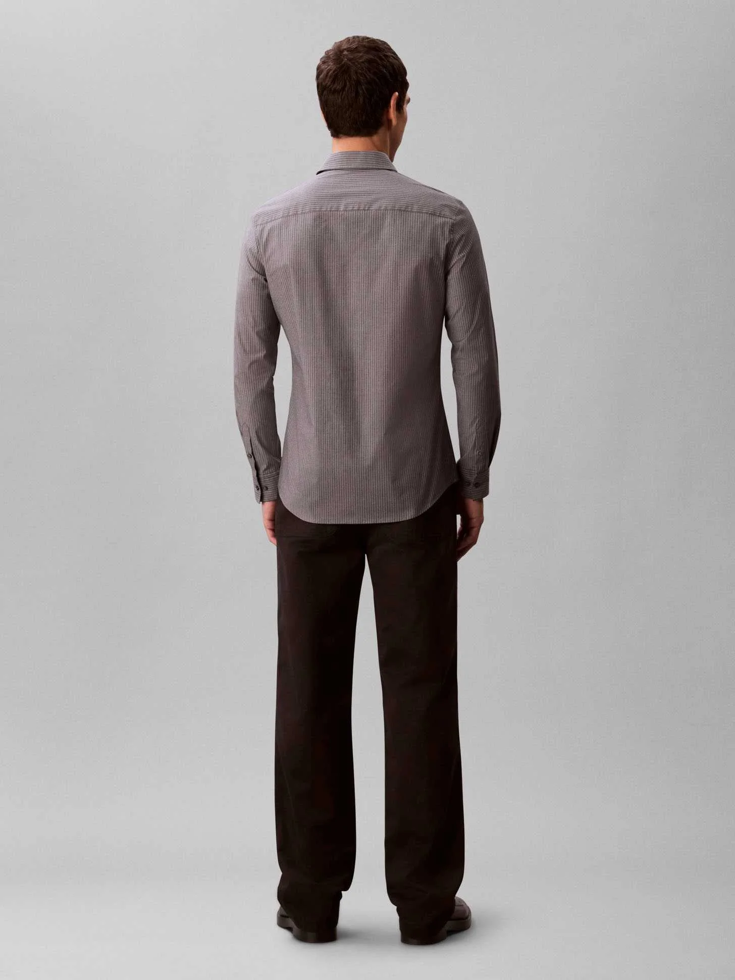 CALVIN KLEIN - LS THIN STRIPE STRETCH... CALVIN KLEIN - LS THIN STRIPE STRETCH...