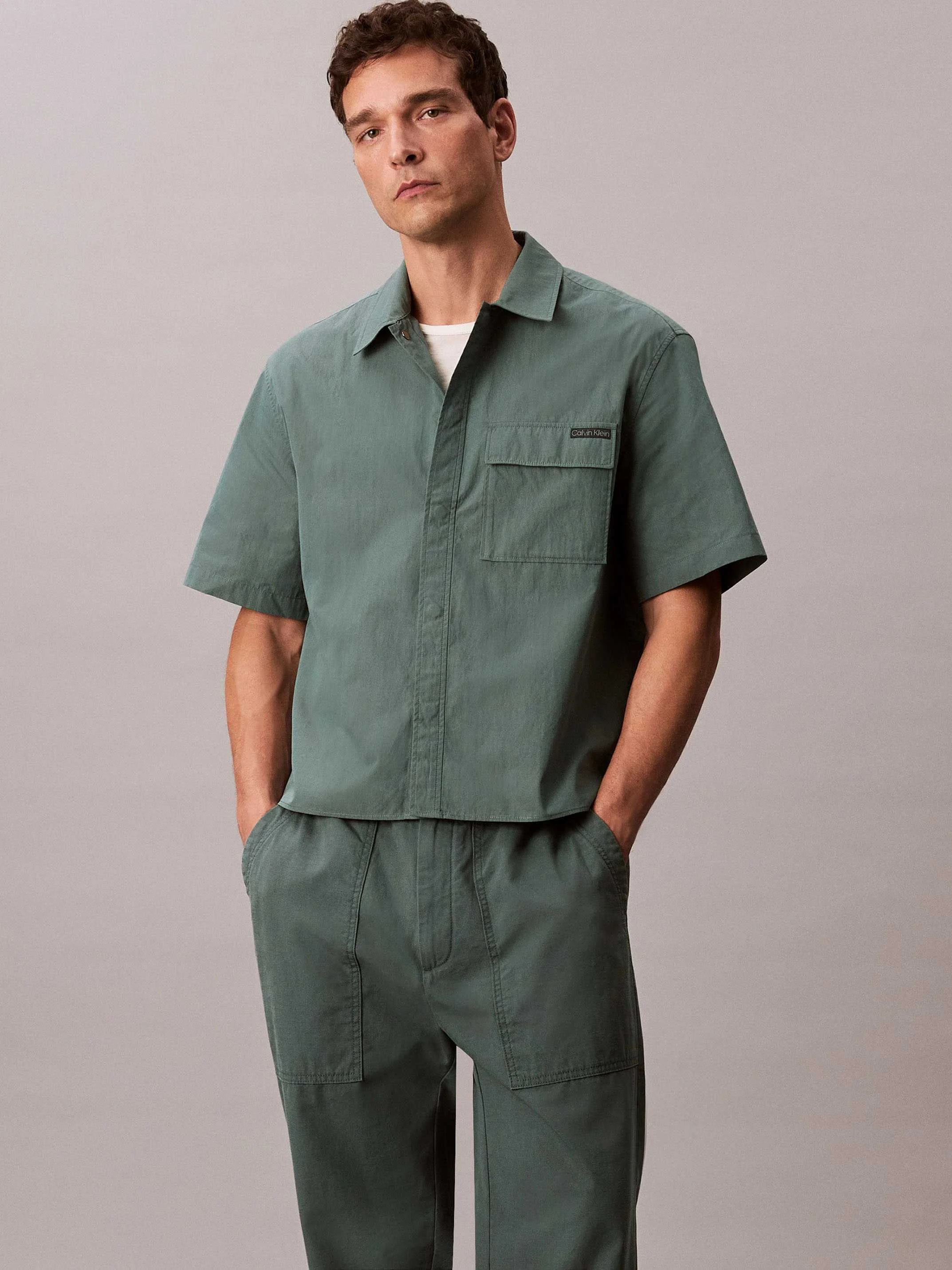 CALVIN KLEIN JEANS - SS COTTON NYLON... CALVIN KLEIN JEANS - SS COTTON NYLON...