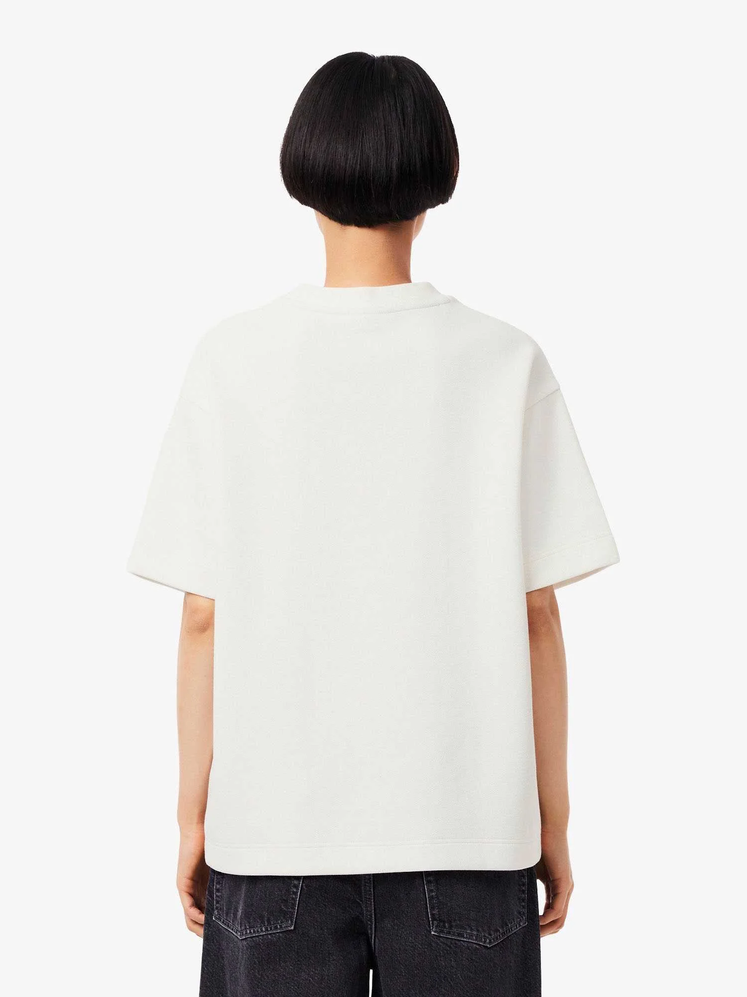 Lacoste - Oversized Double Face Pique... Lacoste - Oversized Double Face Pique...