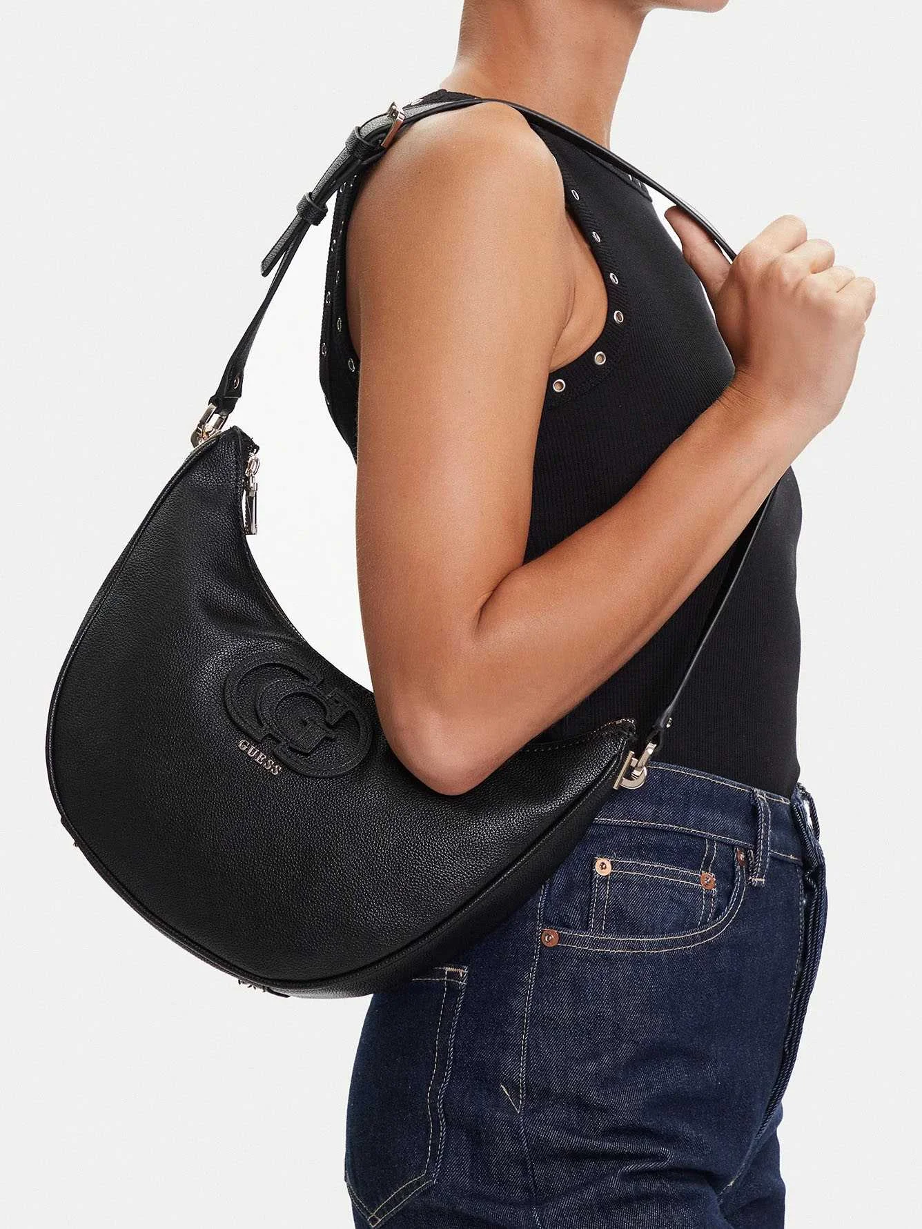 GUESS - CALEBRA HOBO SHOULDER BAG GUESS - CALEBRA HOBO SHOULDER BAG
