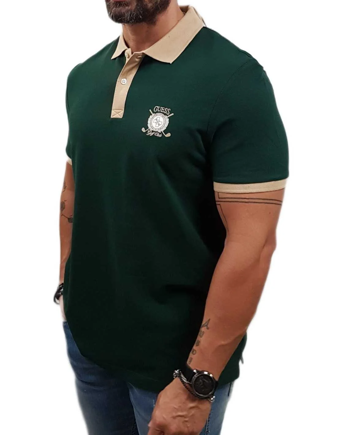GUESS - EMBLEM SS POLO GUESS - EMBLEM SS POLO