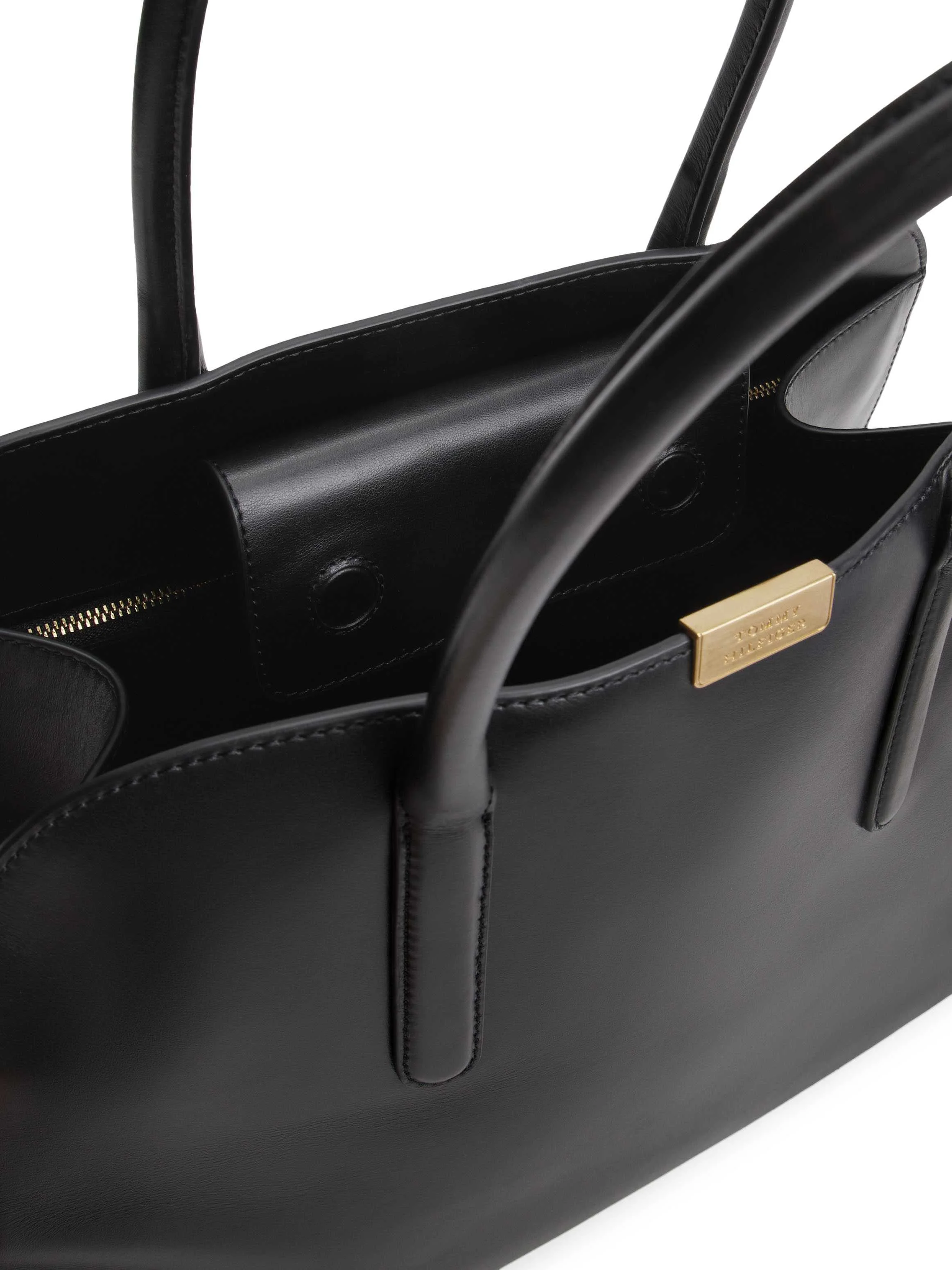Tommy Hilfiger - ICONIC LEATHER TOTE Tommy Hilfiger - ICONIC LEATHER TOTE