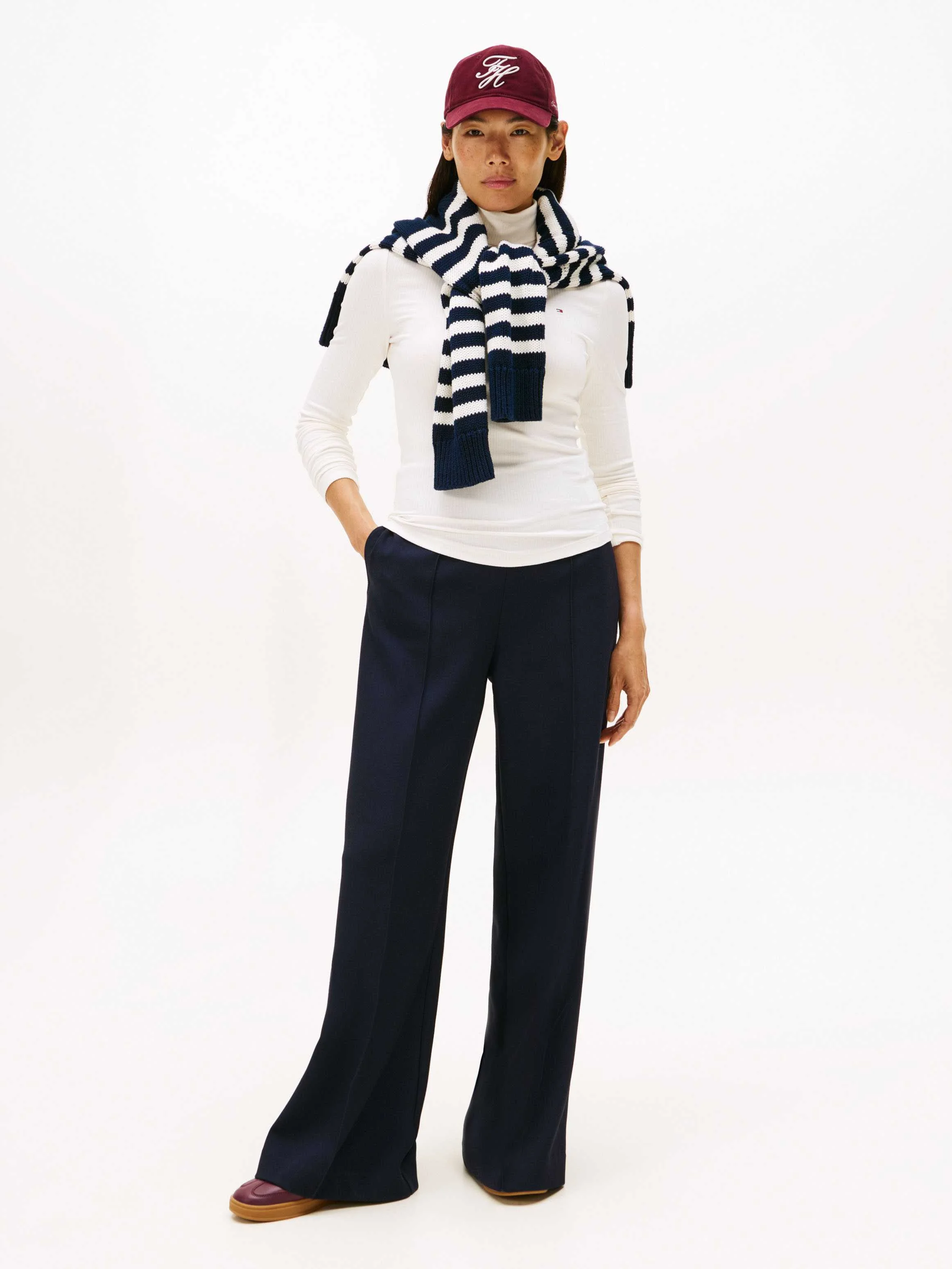 Tommy Hilfiger - SLIM 5X2 RIB ROLL-NK LS Tommy Hilfiger - SLIM 5X2 RIB ROLL-NK LS