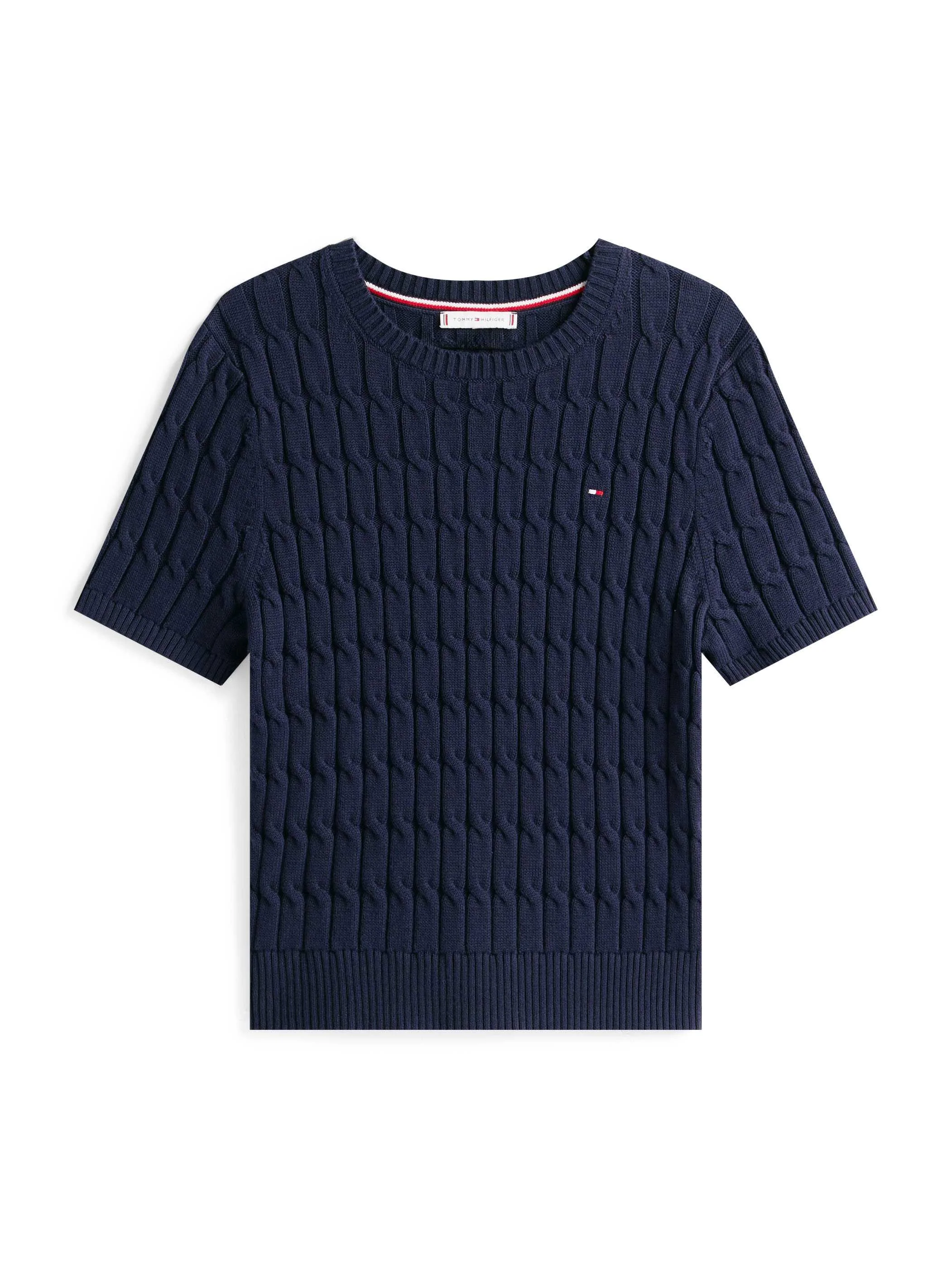 Tommy Hilfiger - CO CABLE MID GG S/S... Tommy Hilfiger - CO CABLE MID GG S/S...