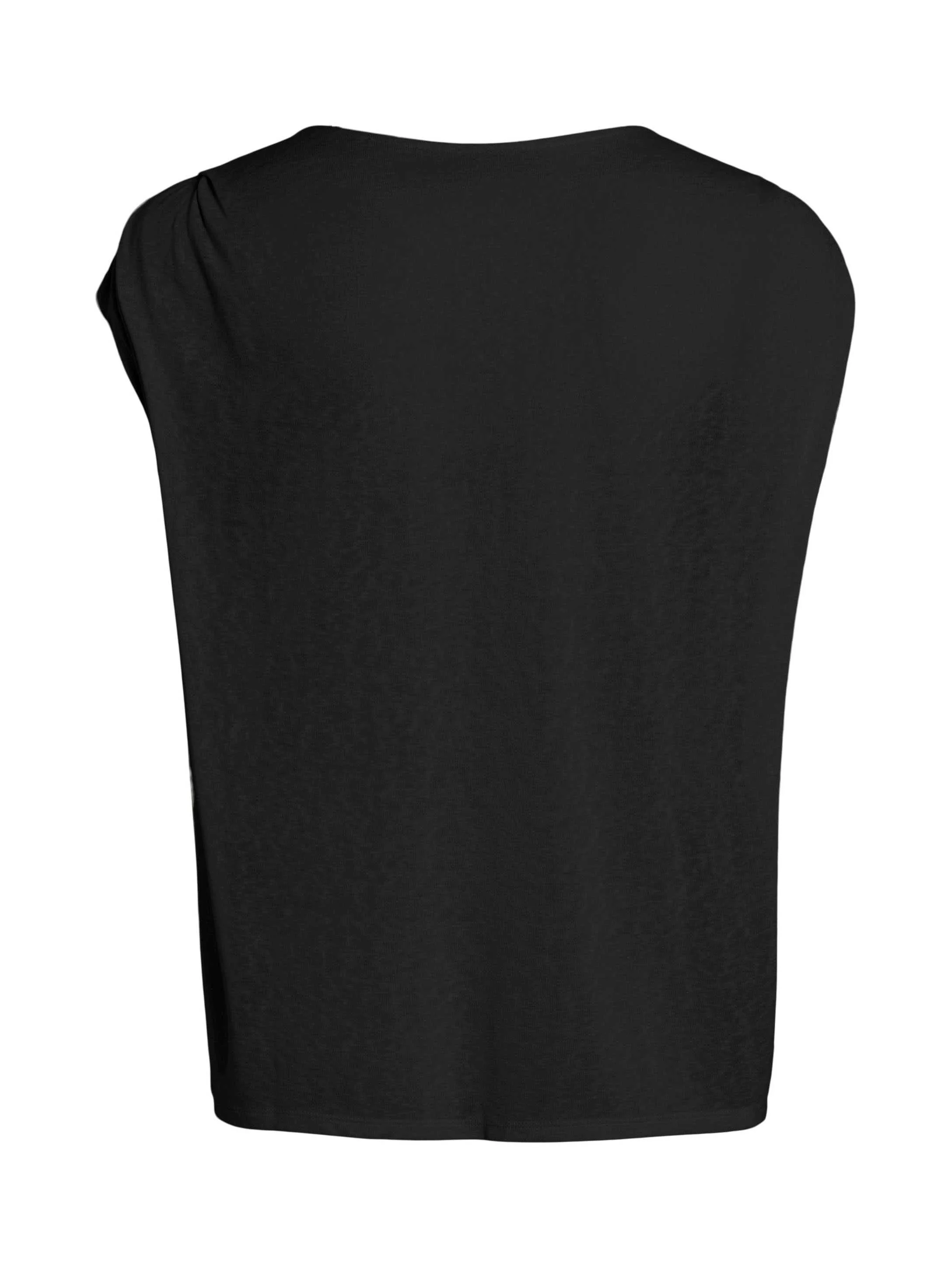 VILA - VIALEXIS O-NECK S/S PLEAT TOP VILA - VIALEXIS O-NECK S/S PLEAT TOP