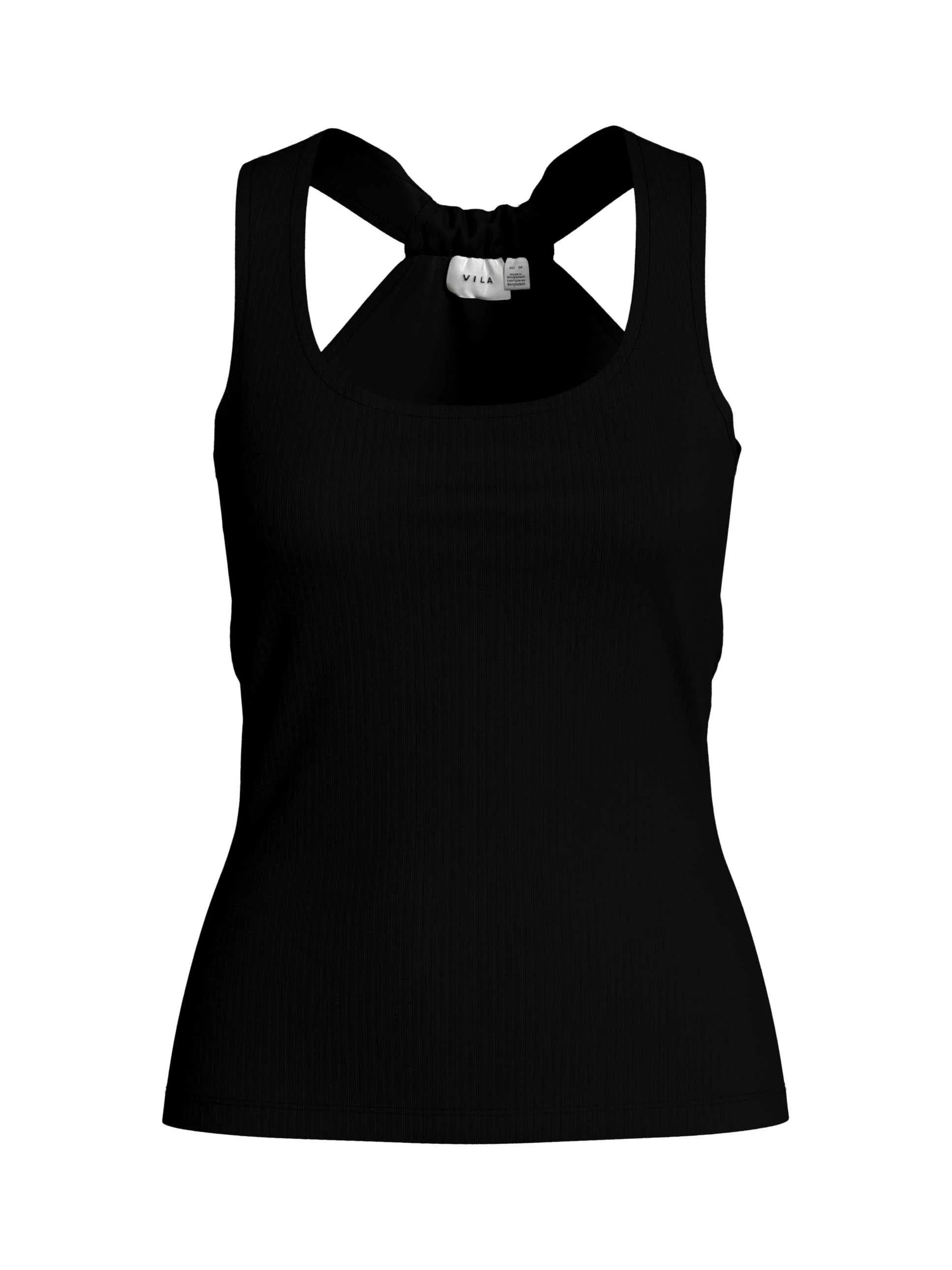 VILA - VINIMEO U-NECK S/L TOP/LC VILA - VINIMEO U-NECK S/L TOP/LC