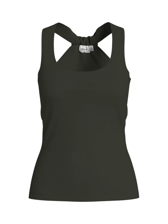 VILA - VINIMEO U-NECK S/L...