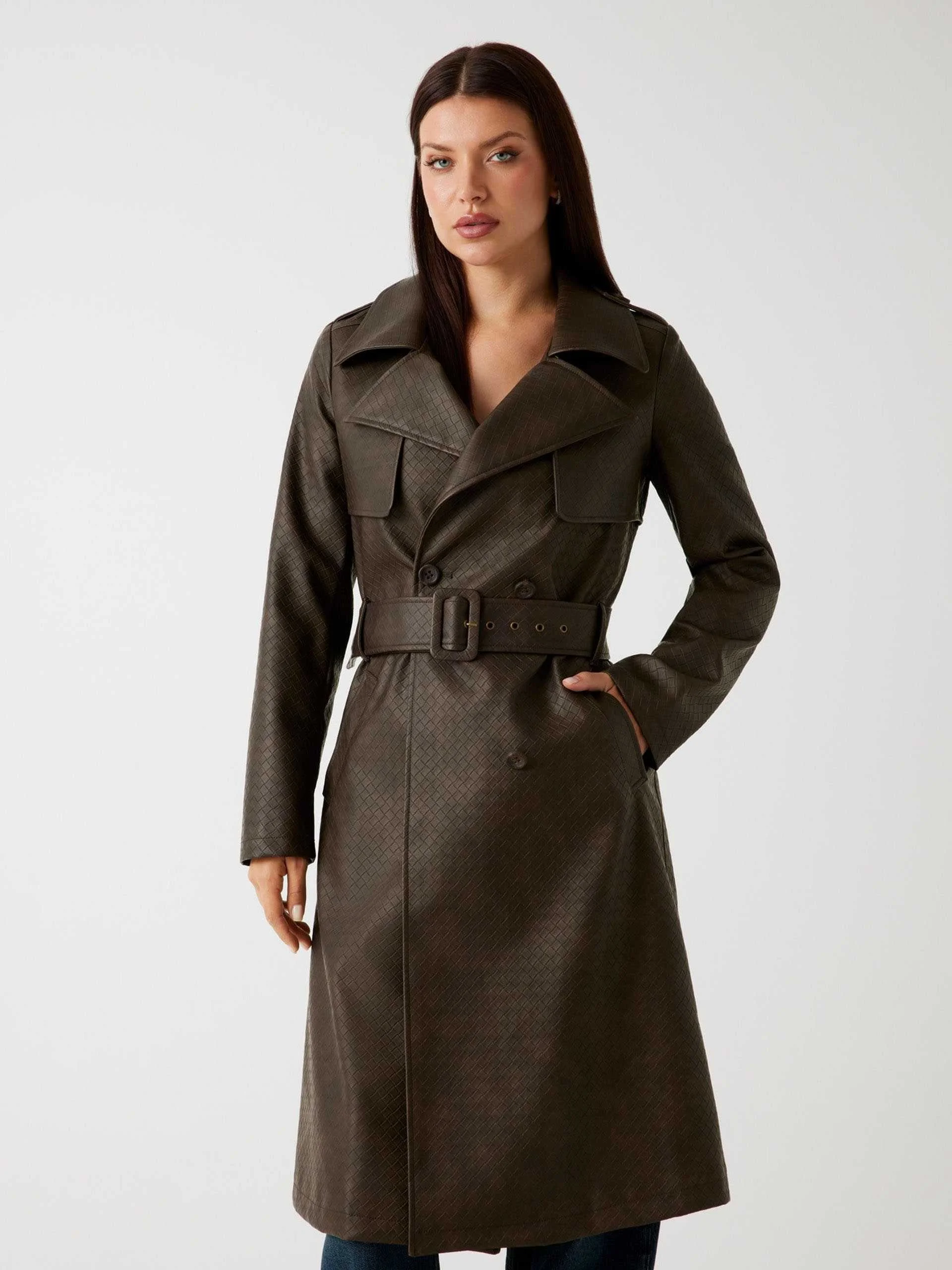 GUESS - CARMEN PU TRENCH GUESS - CARMEN PU TRENCH