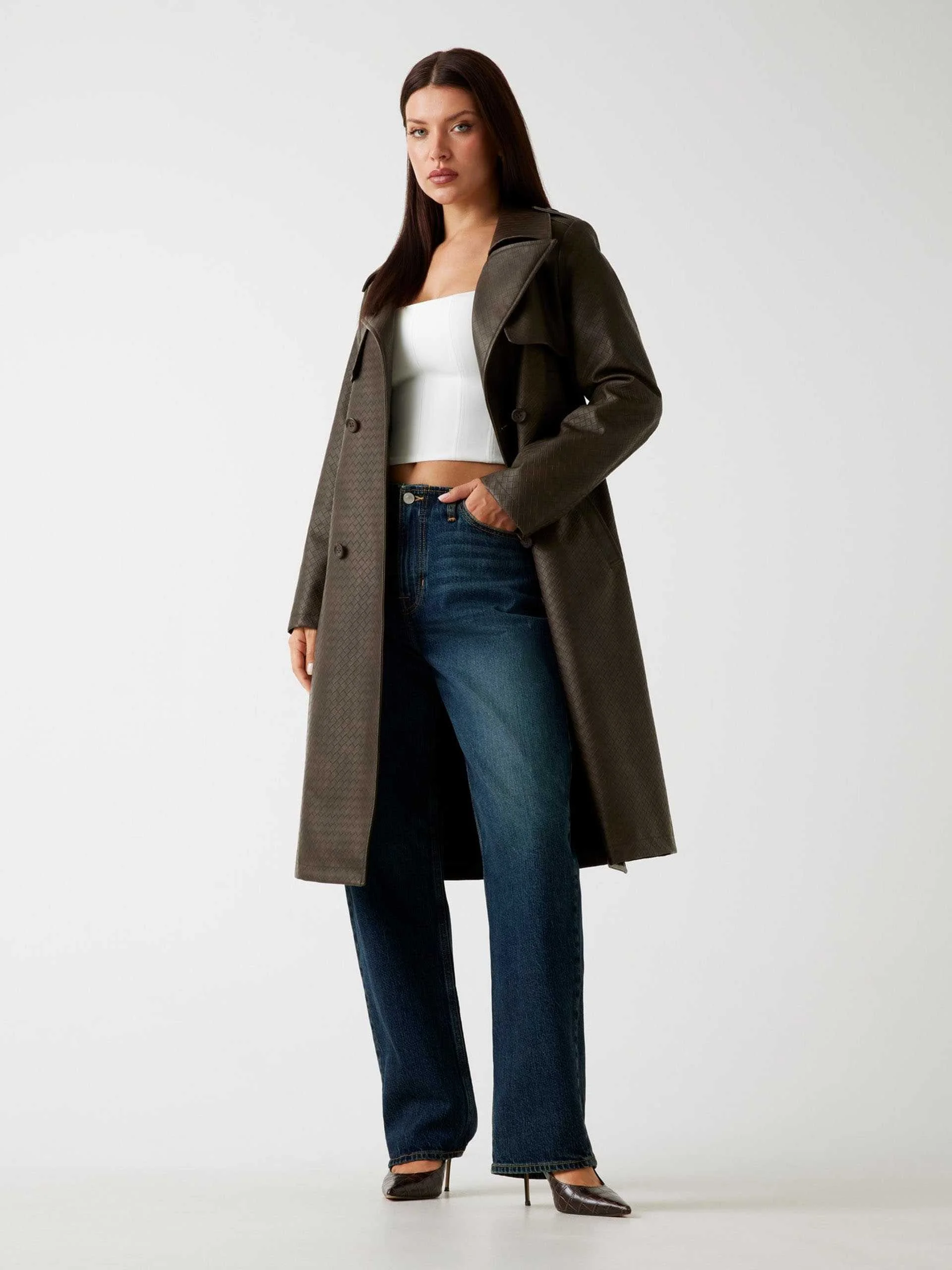 GUESS - CARMEN PU TRENCH GUESS - CARMEN PU TRENCH