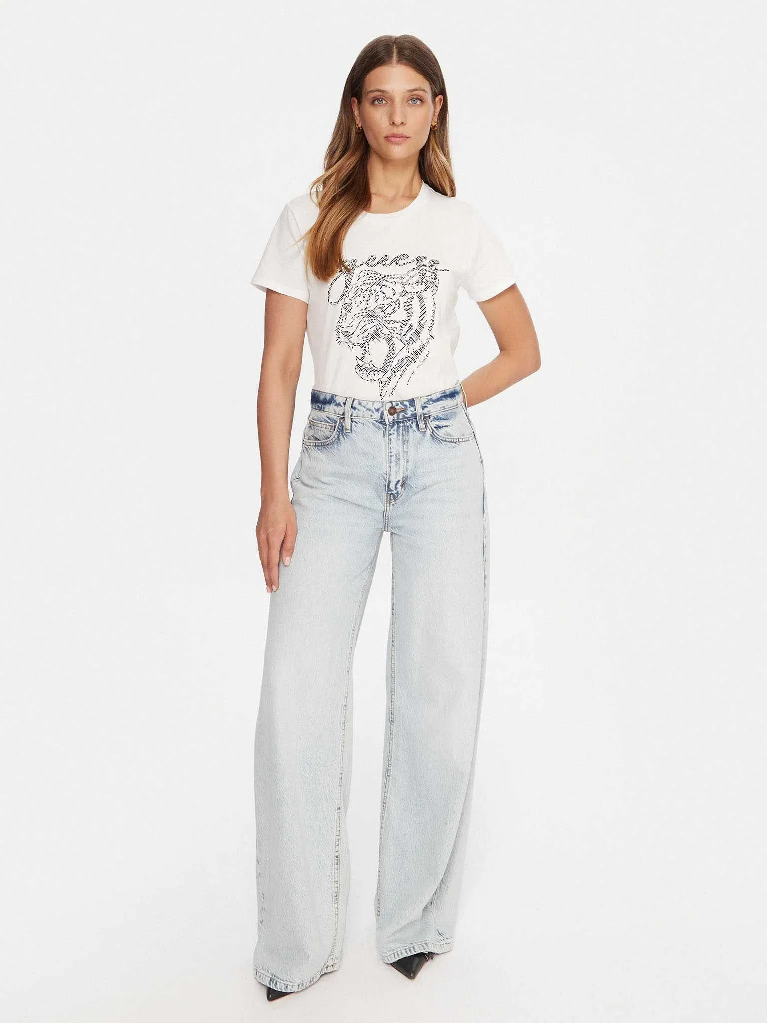 GUESS - SS GUESS TIGER FACE EASY TEE GUESS - SS GUESS TIGER FACE EASY TEE