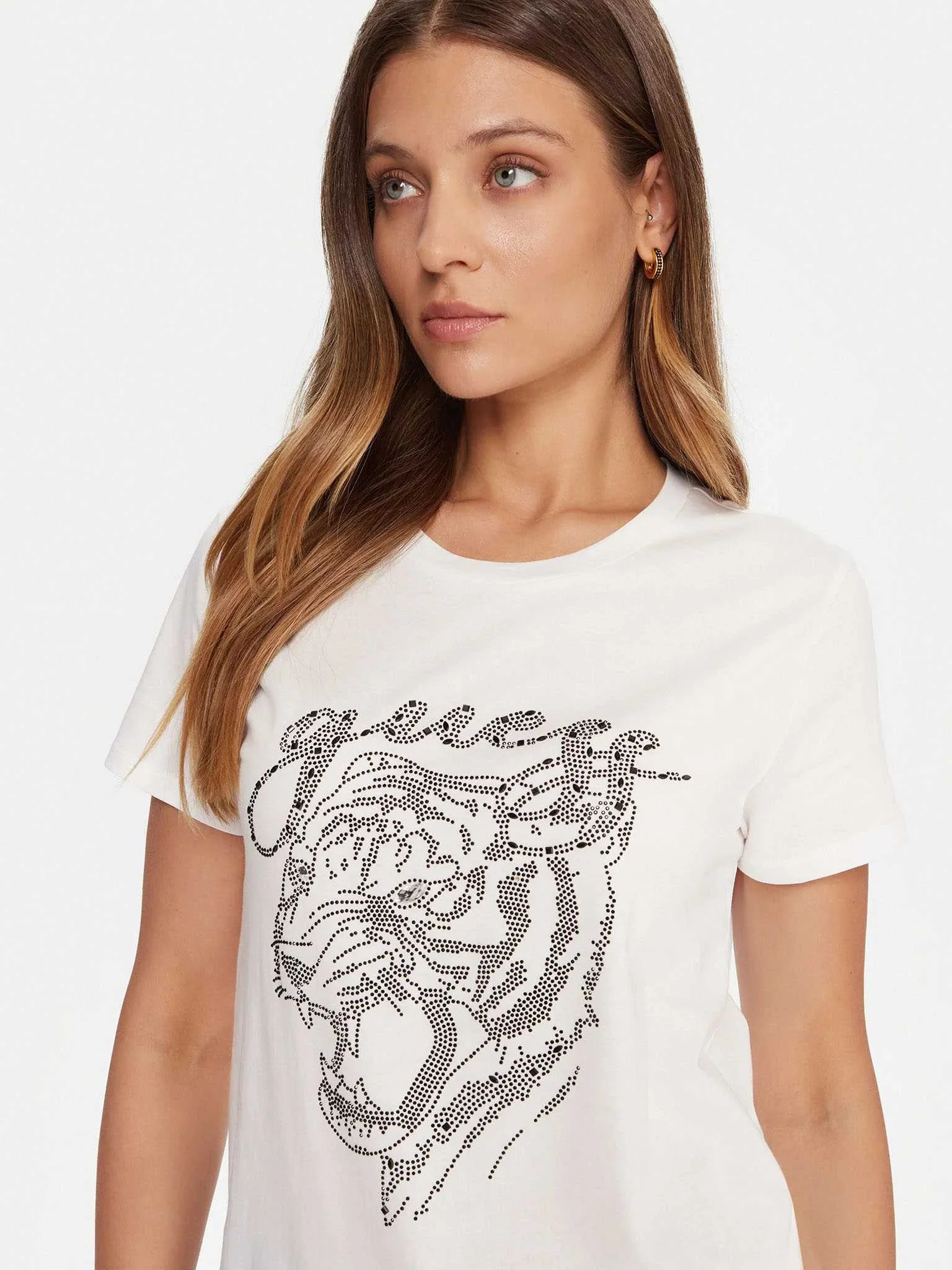 GUESS - SS GUESS TIGER FACE EASY TEE GUESS - SS GUESS TIGER FACE EASY TEE