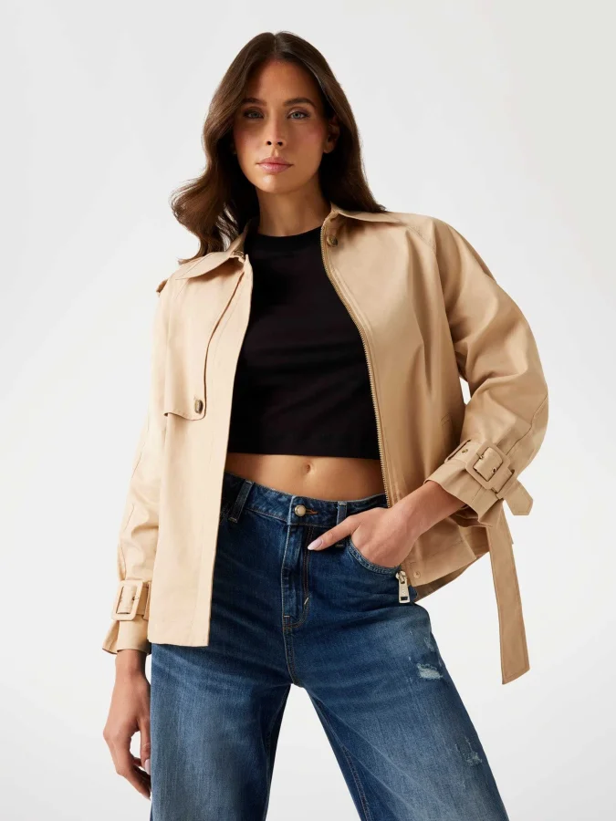 GUESS - RAPHAELLE CROP TRENCH