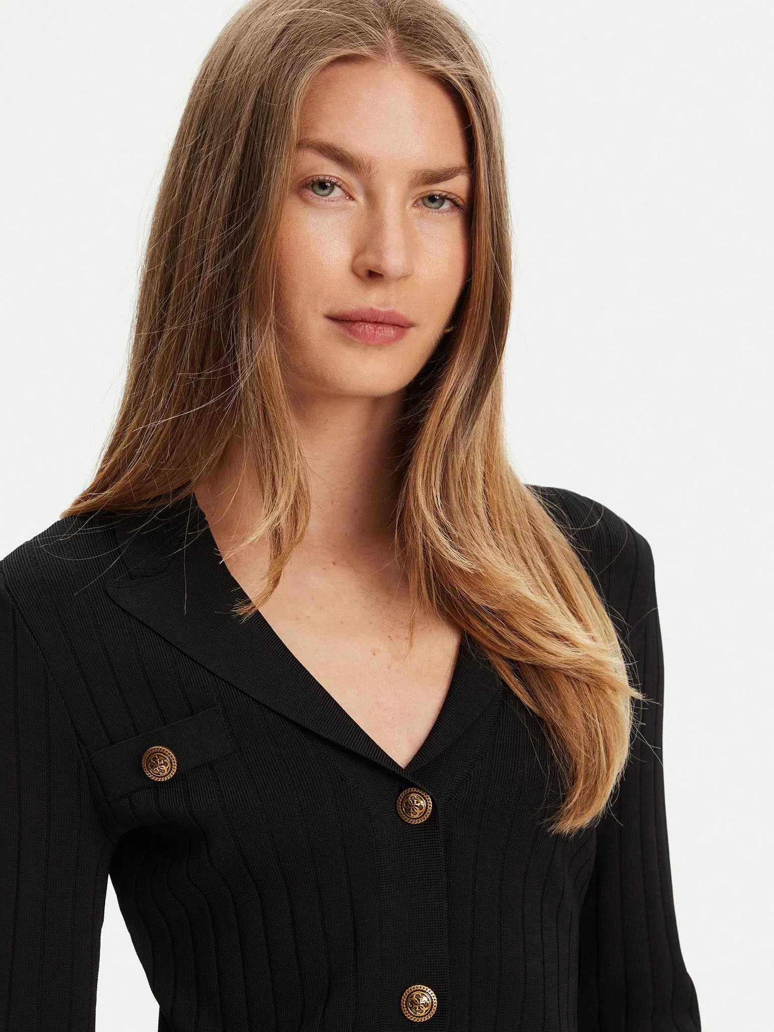 GUESS - LS FELICITY JACKET SWTR GUESS - LS FELICITY JACKET SWTR