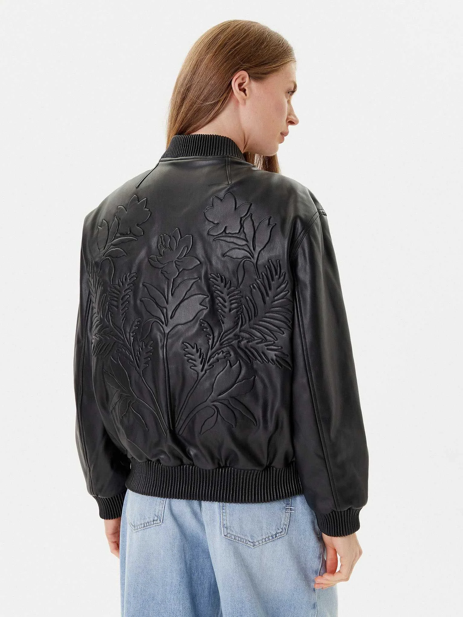 GUESS - DAMIENNE EMBRO PU BOMBER GUESS - DAMIENNE EMBRO PU BOMBER