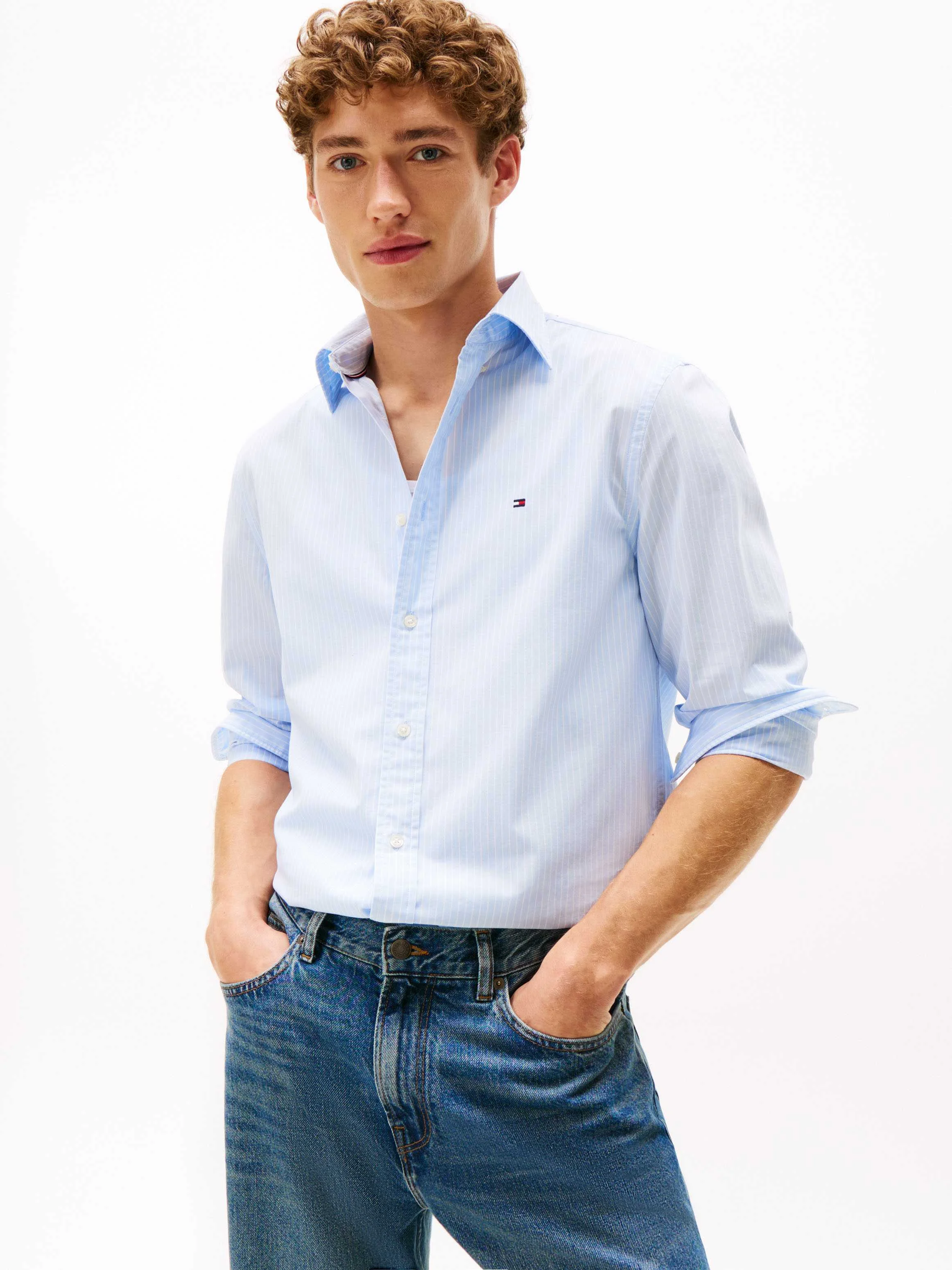 Tommy Hilfiger - CORE HAIRLINE POPLIN... Tommy Hilfiger - CORE HAIRLINE POPLIN...