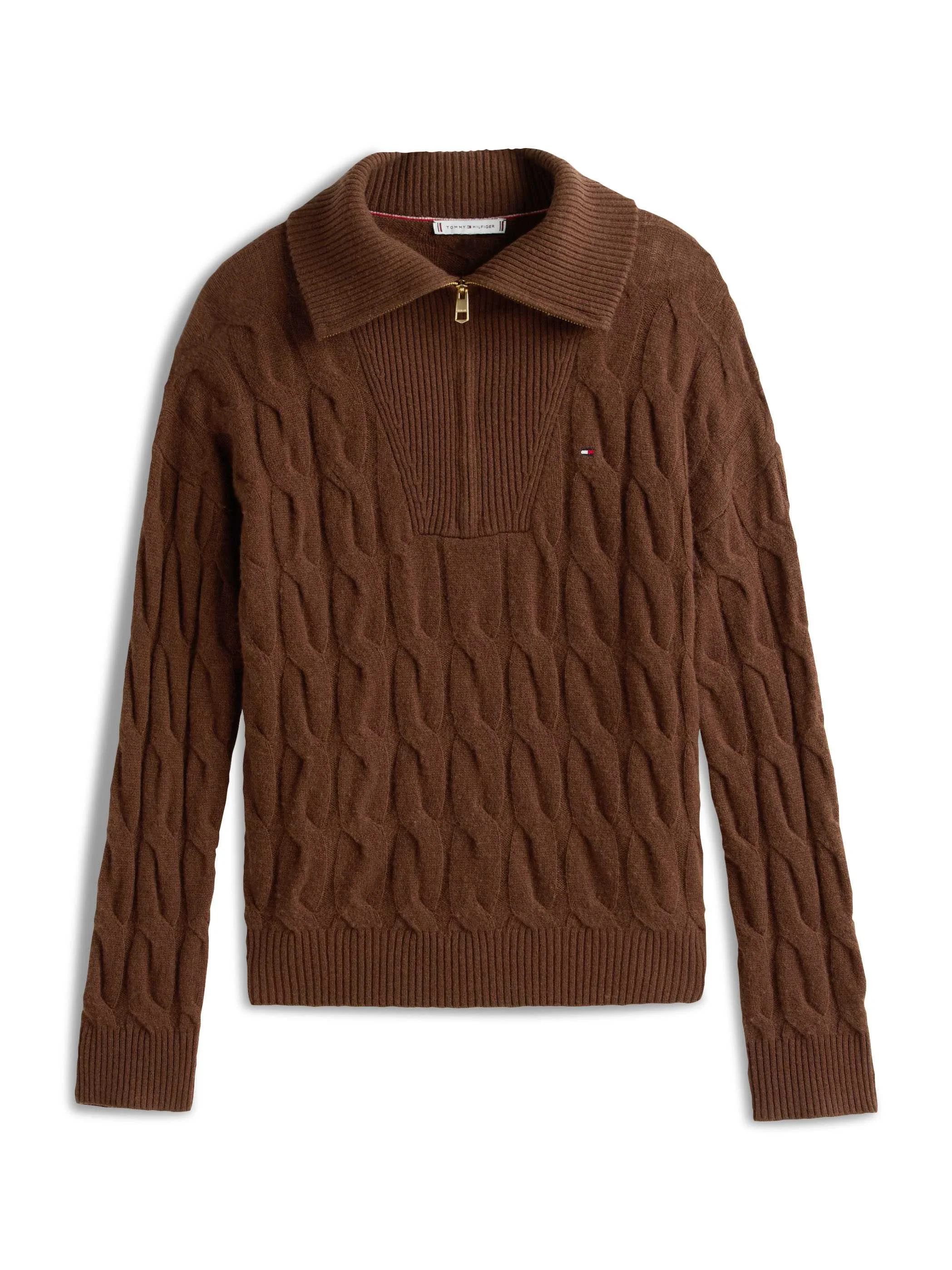 Tommy Hilfiger - SOFT WOOL CABLE 1/2... Tommy Hilfiger - SOFT WOOL CABLE 1/2...