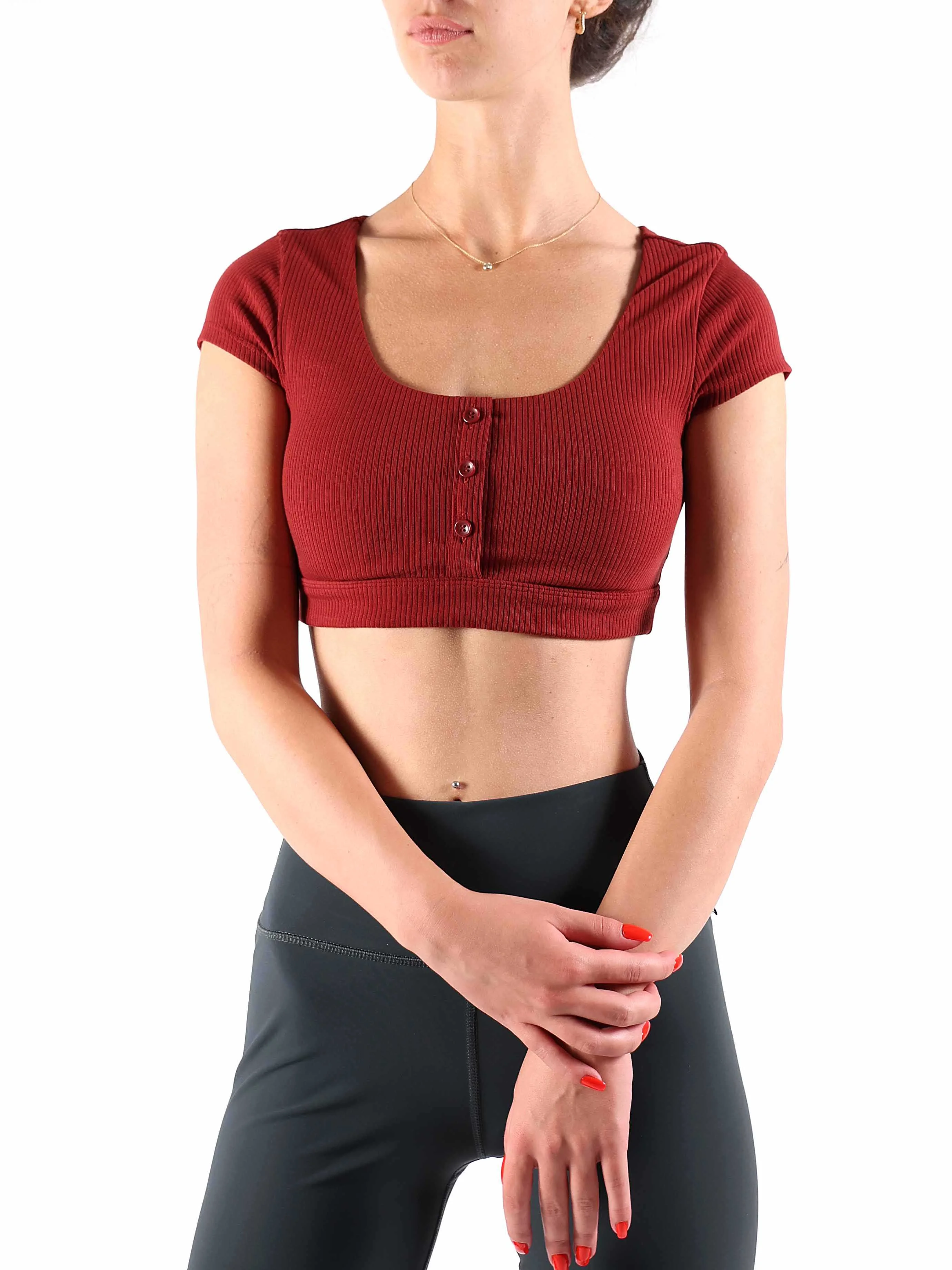 Alo Yoga - BLISSFUL HNLYBRATP CRANBRY S Alo Yoga - BLISSFUL HNLYBRATP CRANBRY S