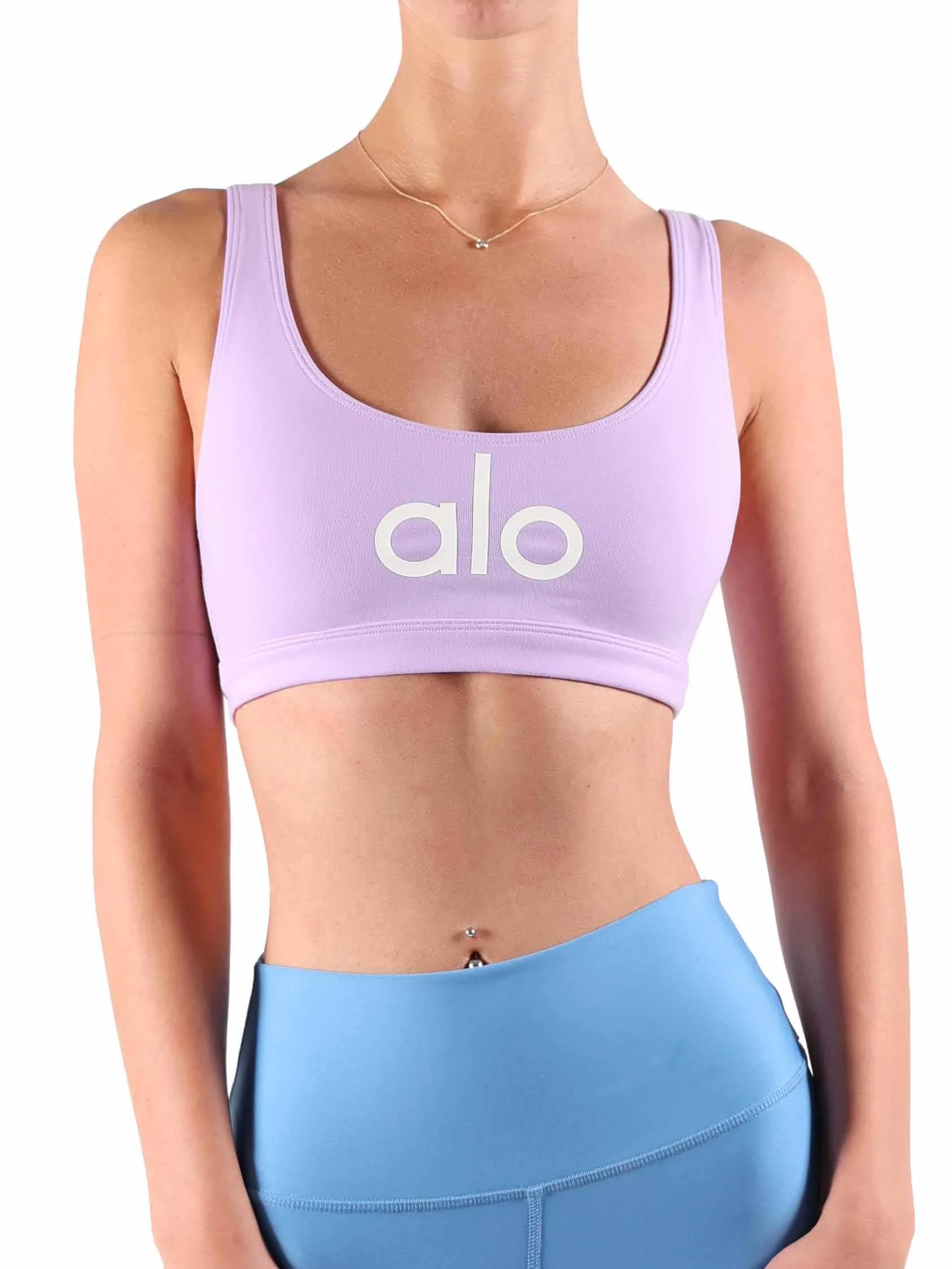 Alo Yoga - AMBIENT LOGO BRA VLTSKS/WH XS Alo Yoga - AMBIENT LOGO BRA VLTSKS/WH XS