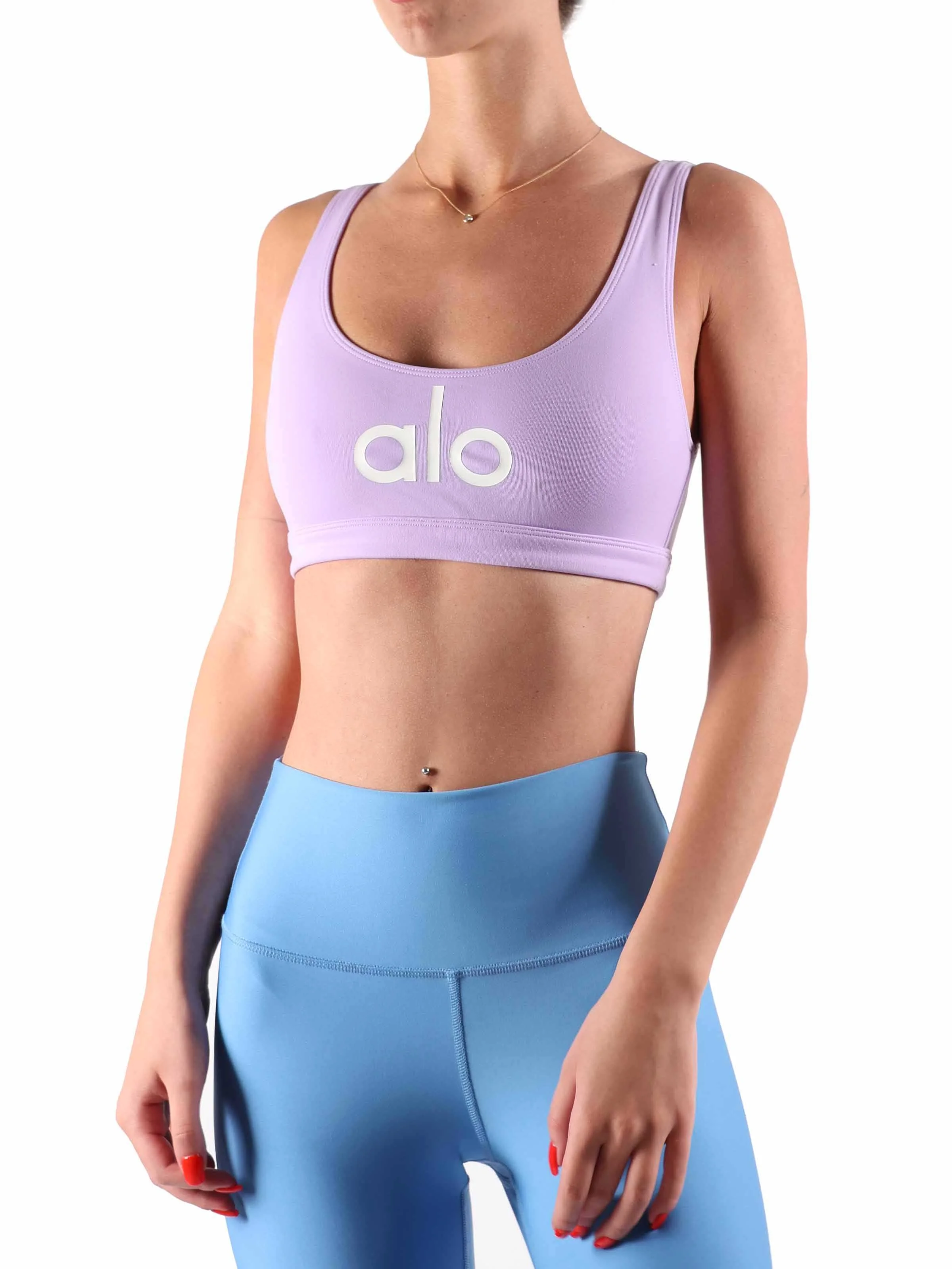 Alo Yoga - AMBIENT LOGO BRA VLTSKS/WH XS Alo Yoga - AMBIENT LOGO BRA VLTSKS/WH XS