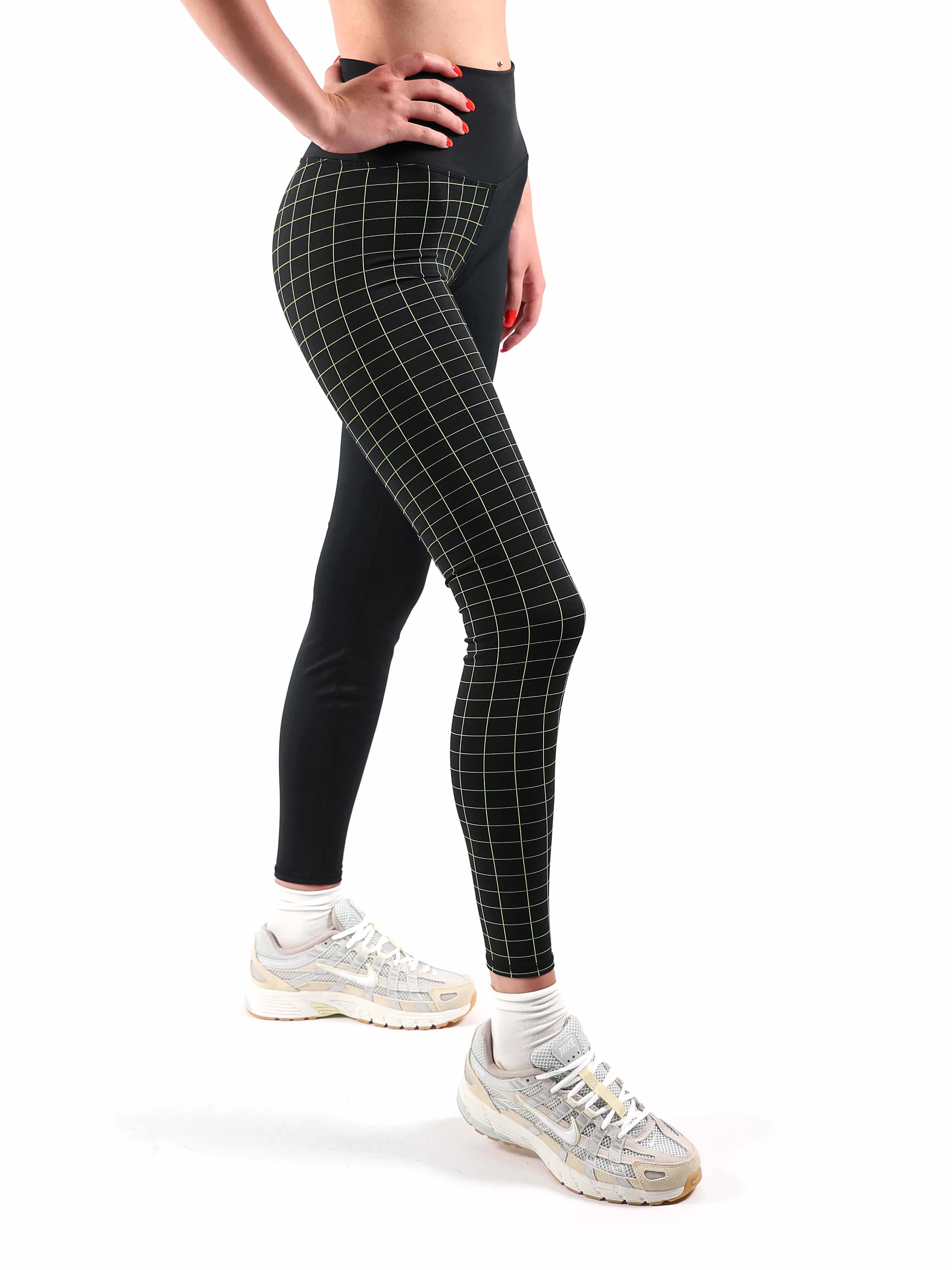 Alo Yoga - AIRTCH HW N PLD LG GRN/BLK XS Alo Yoga - AIRTCH HW N PLD LG GRN/BLK XS