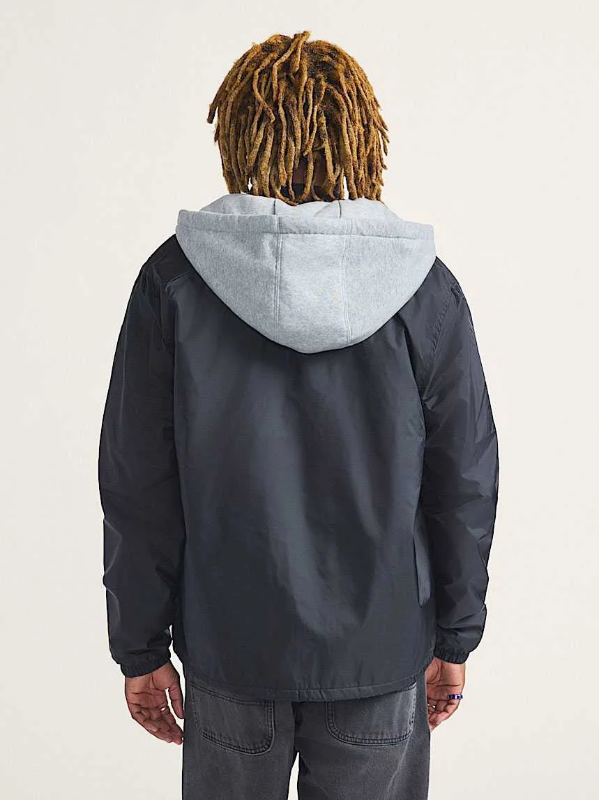 VANS - Riley Hooded Coaches Jacket Black VANS - Riley Hooded Coaches Jacket Black